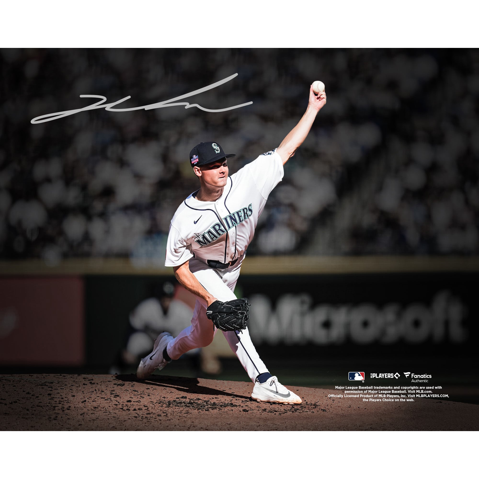 Kade Anderson Seattle Mariners Autographed 8" x 10" MLB Debut Spotlight Photograph