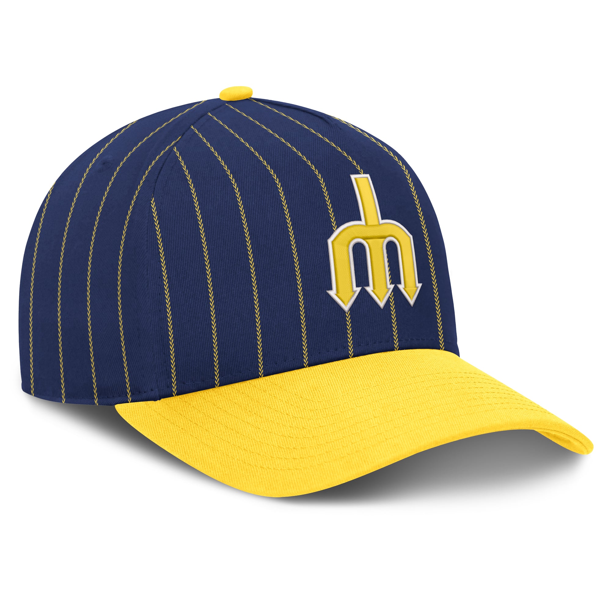 Casquette ajustable Nike Royal/Gold Seattle Mariners Cooperstown Rise A-Frame pour homme