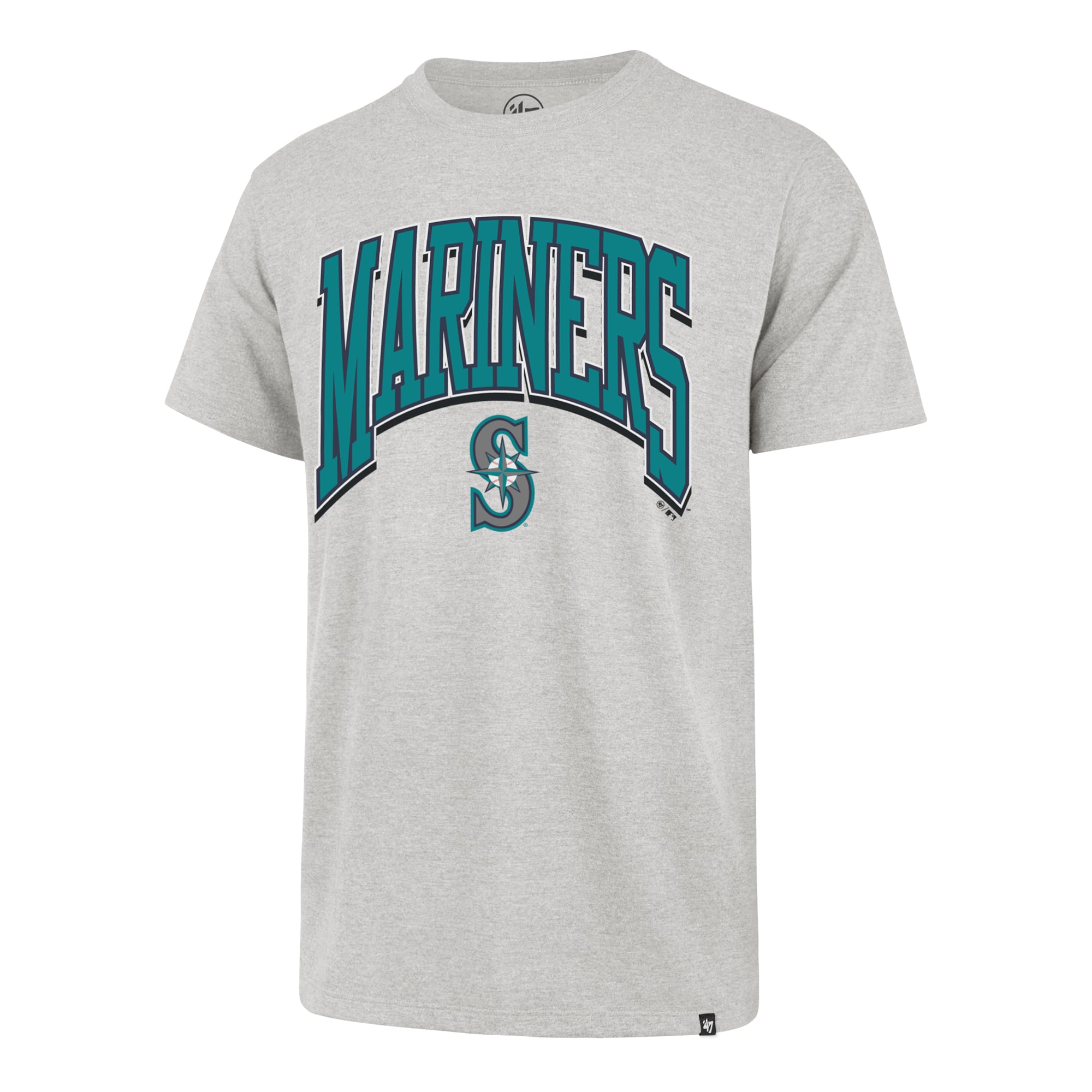 Men's '47 Gray Seattle Mariners Walk Tall Franklin T-Shirt