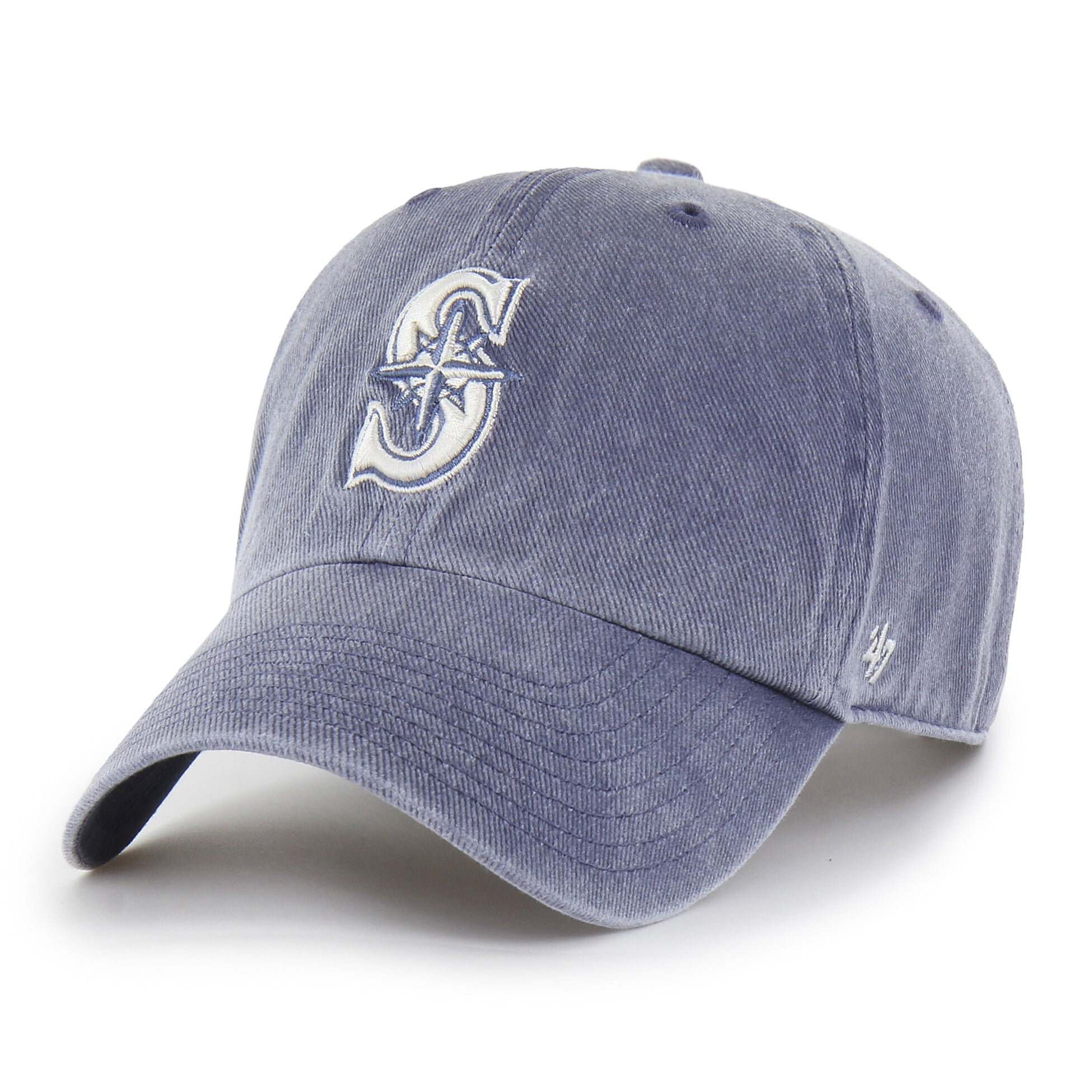 Men's '47 Navy Seattle Mariners Pigment Clean Up Adjustable Hat