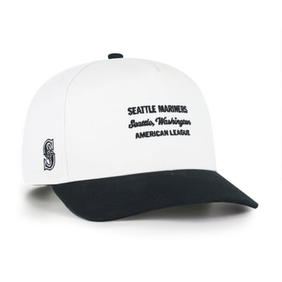 Seattle Mariners '47 Contemporary Two-Tone Hitch Adjustable Hat - White/Black
