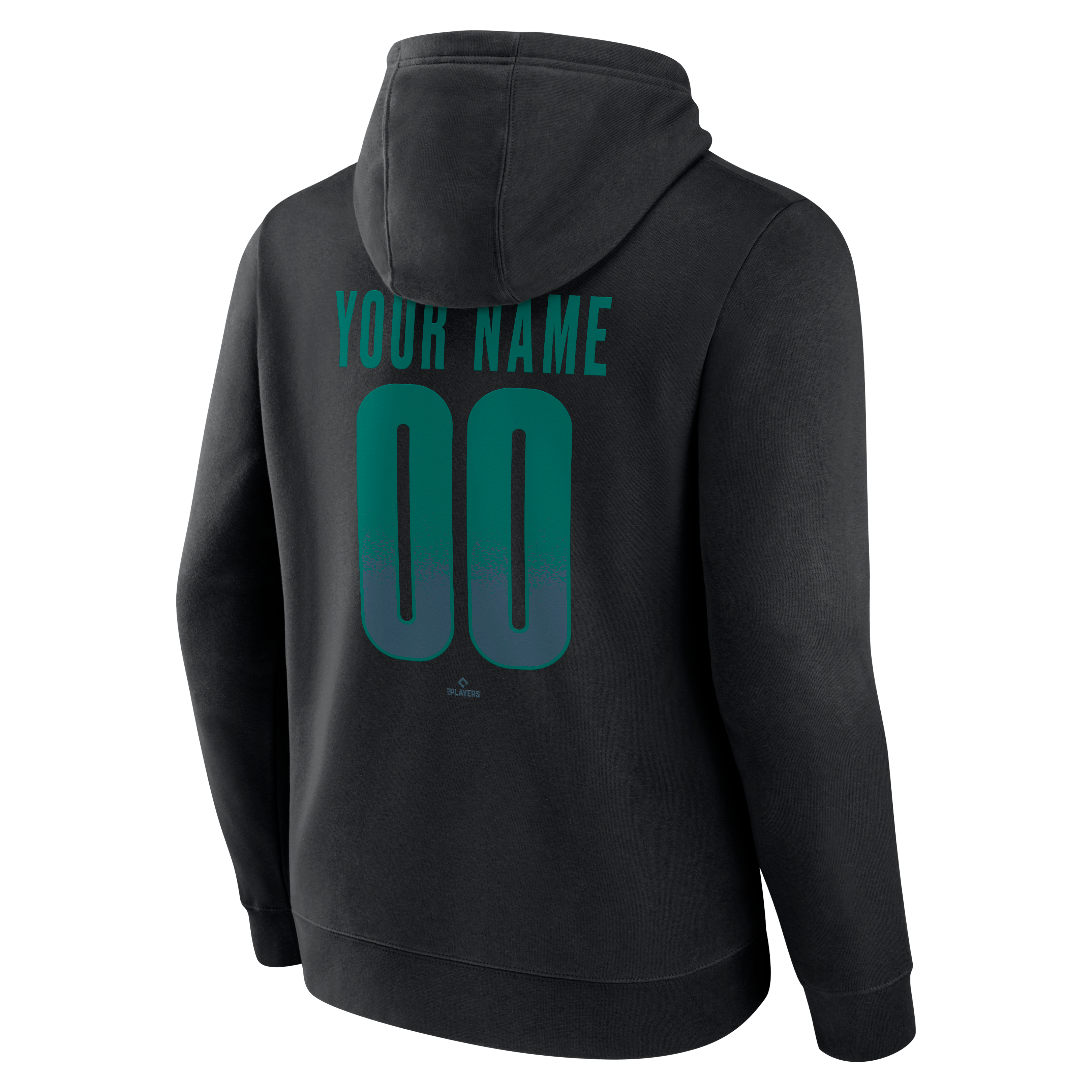 Men's Black Seattle Mariners Home Field Pop Personalized Name & Number Hoodie