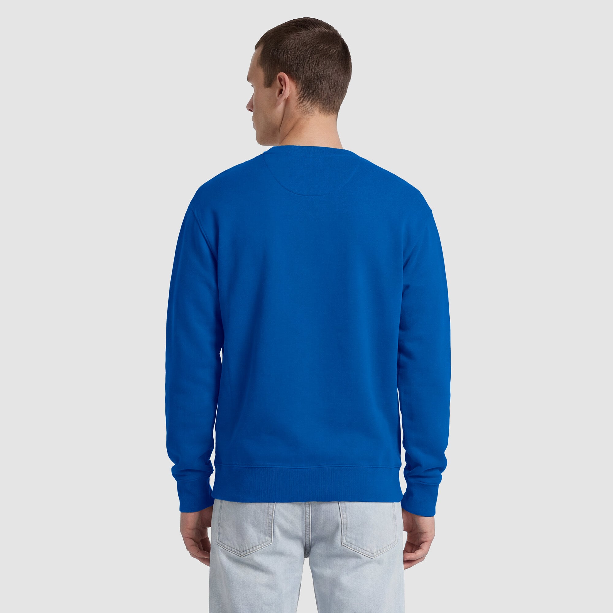 Men's Champion Royal Seattle Mariners Fleece Crew Sweatshirt