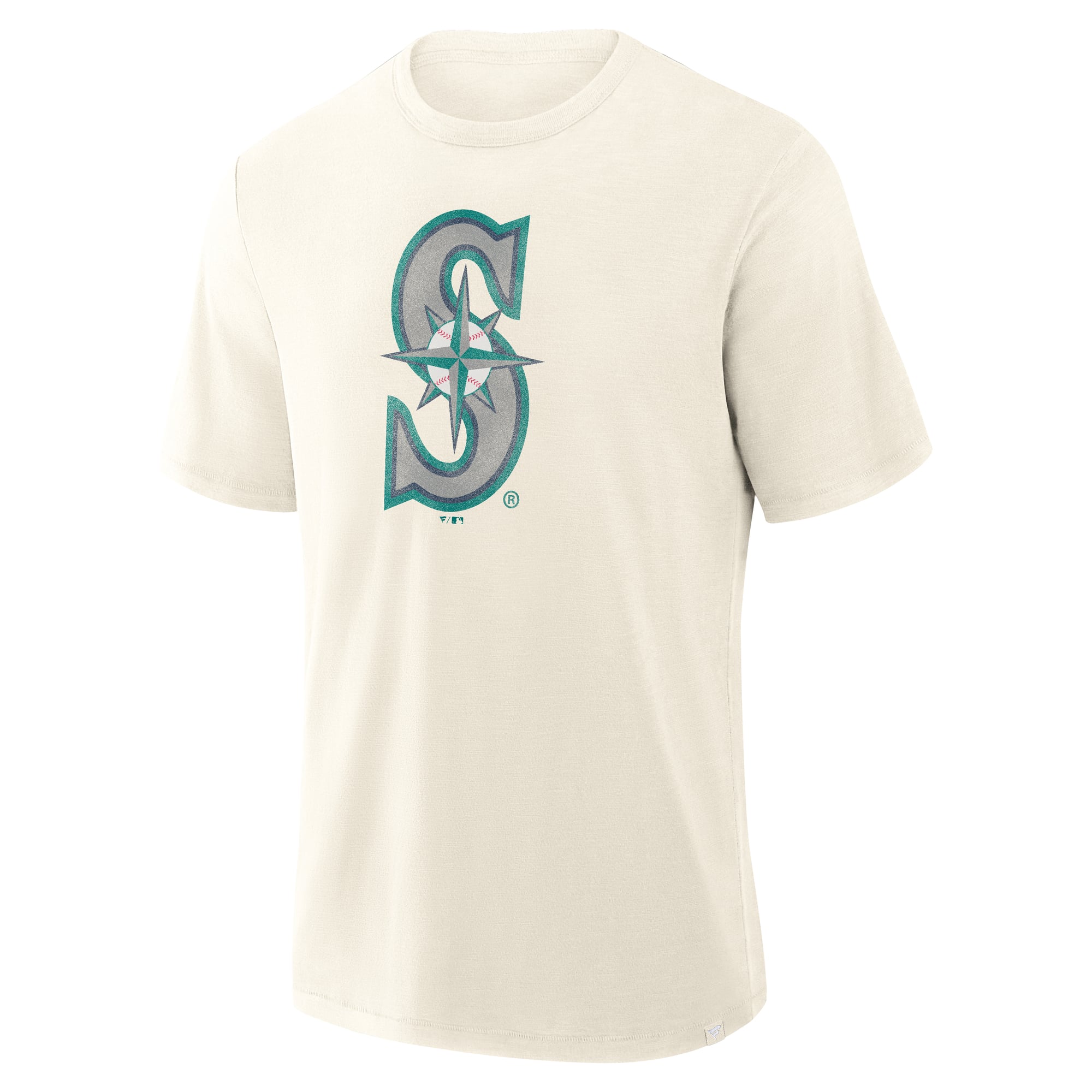T-shirt Fanatics beige Seattle Mariners Stadium Slub pour homme