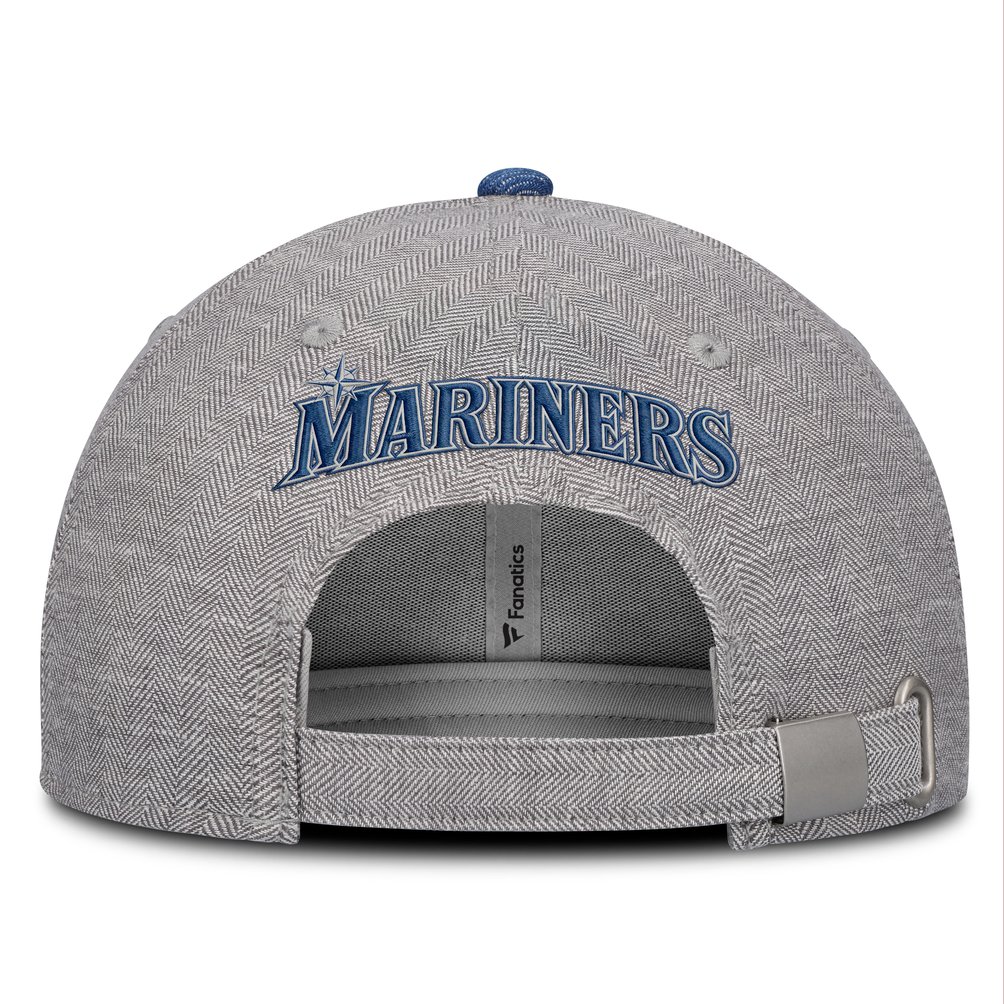 Casquette ajustable Fanatics grise/denim Seattle Mariners Level Up Conduct pour homme