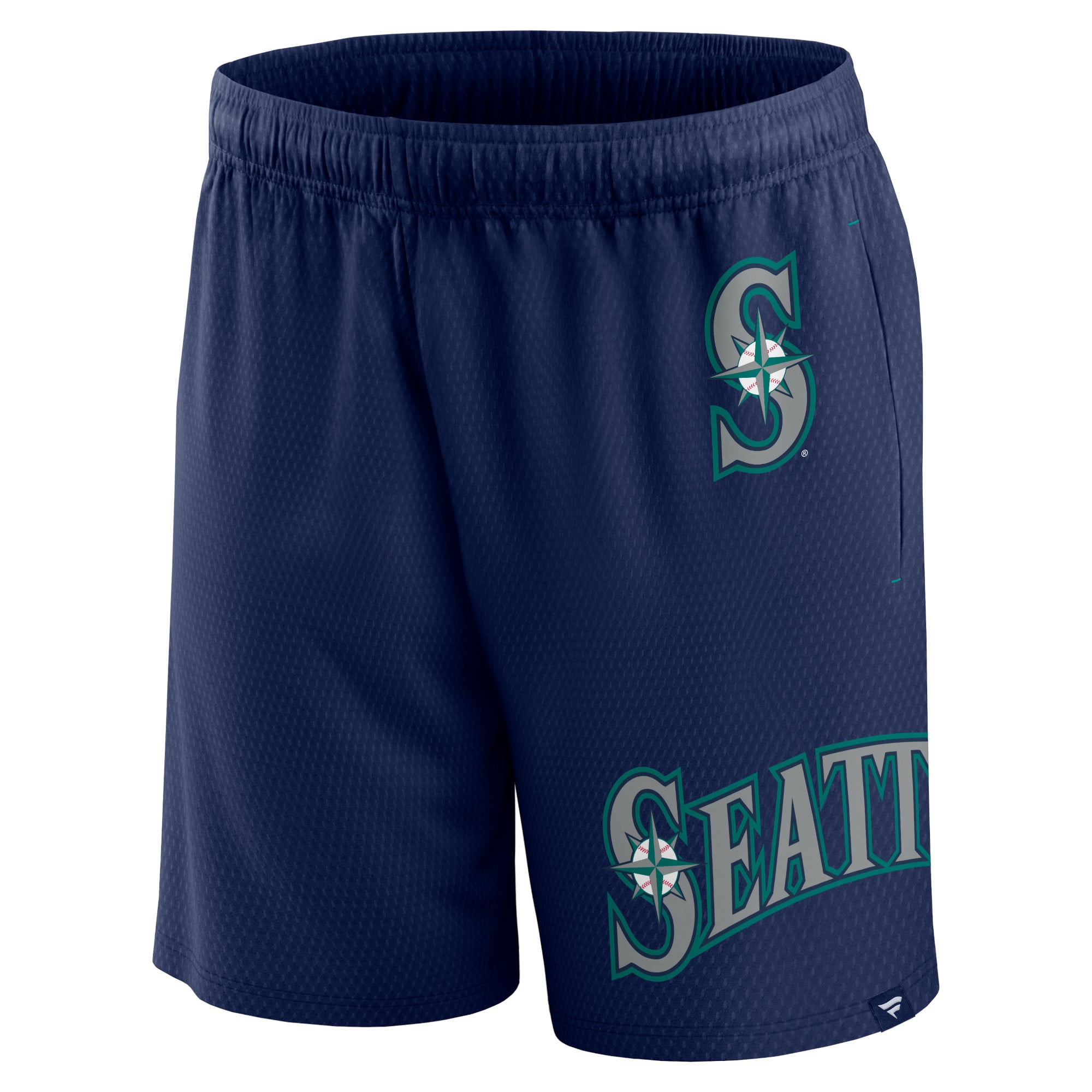 Short en maille Fanatics Navy Seattle Mariners pour homme