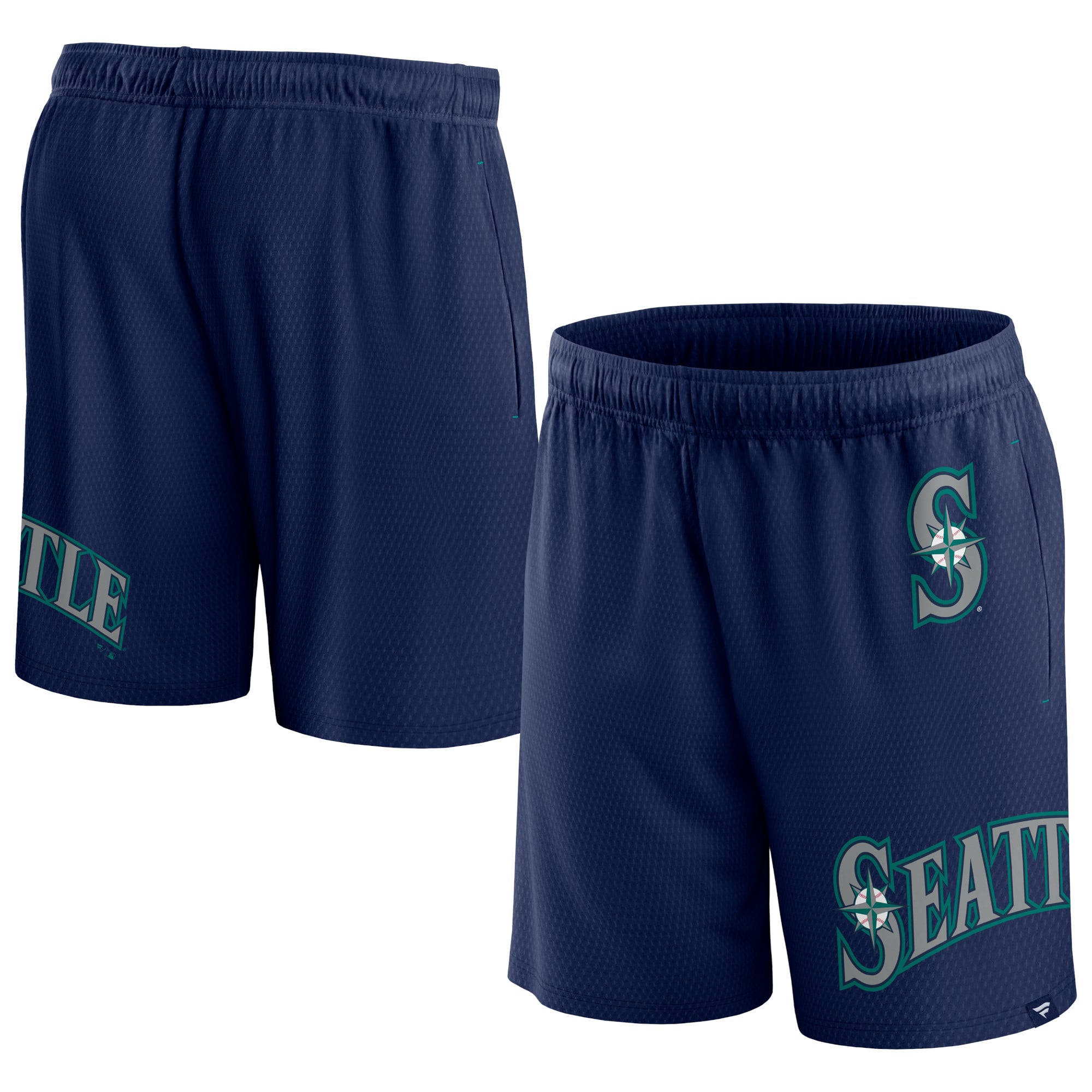 Short en maille Fanatics Navy Seattle Mariners pour homme
