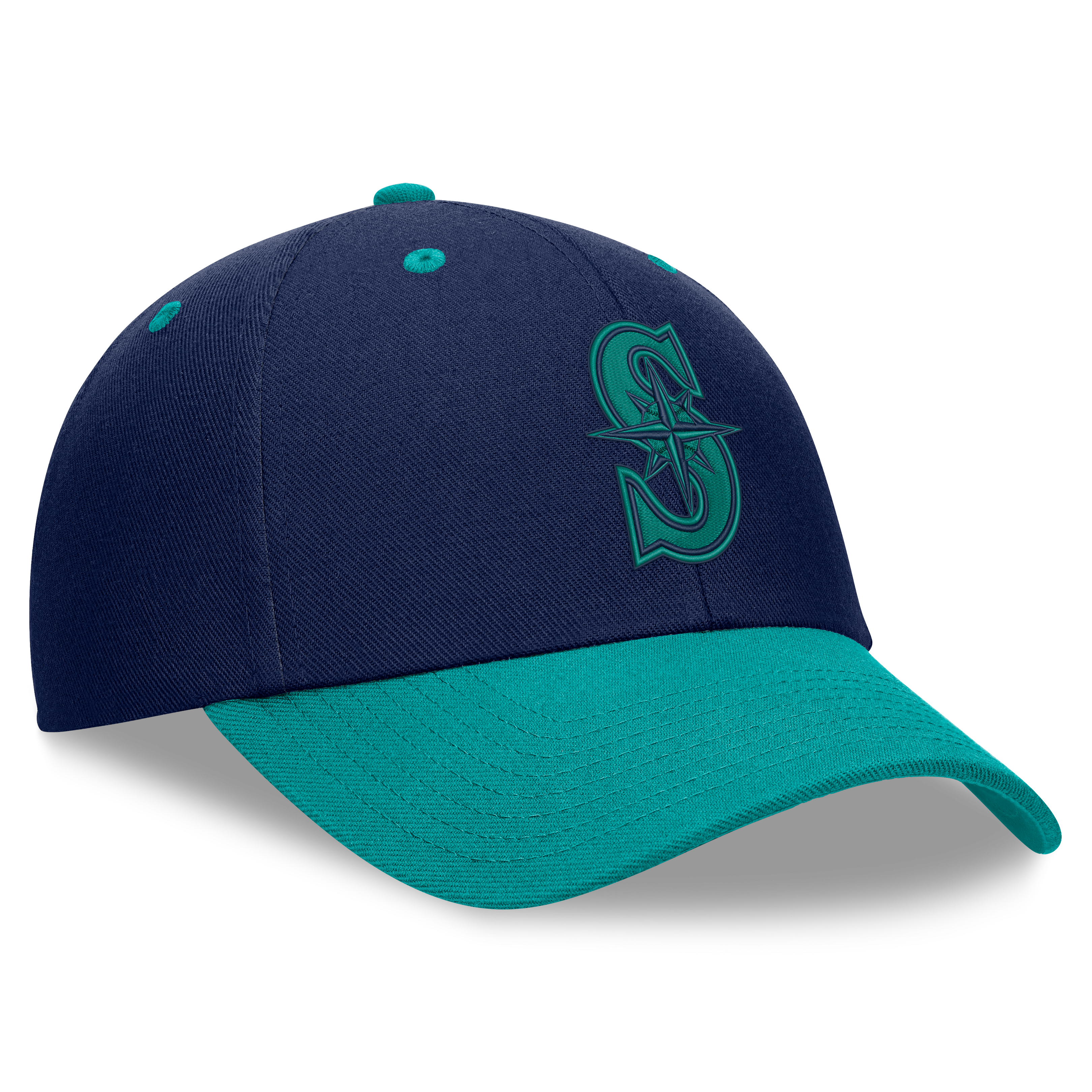 Casquette ajustable Fanatics bleu marine Seattle Mariners Leadoff pour homme