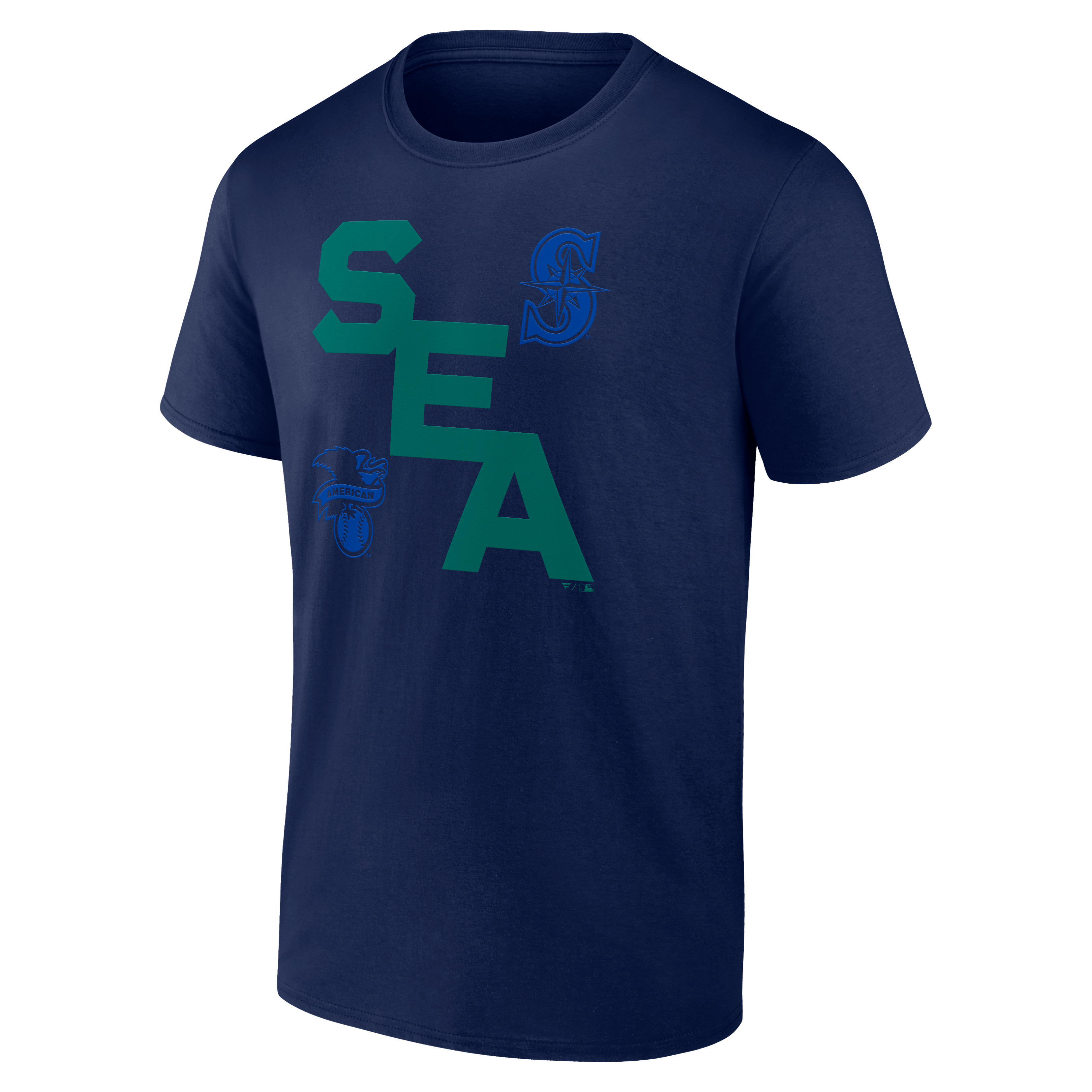 T-shirt Fanatics Navy Seattle Mariners Record Shattered pour homme