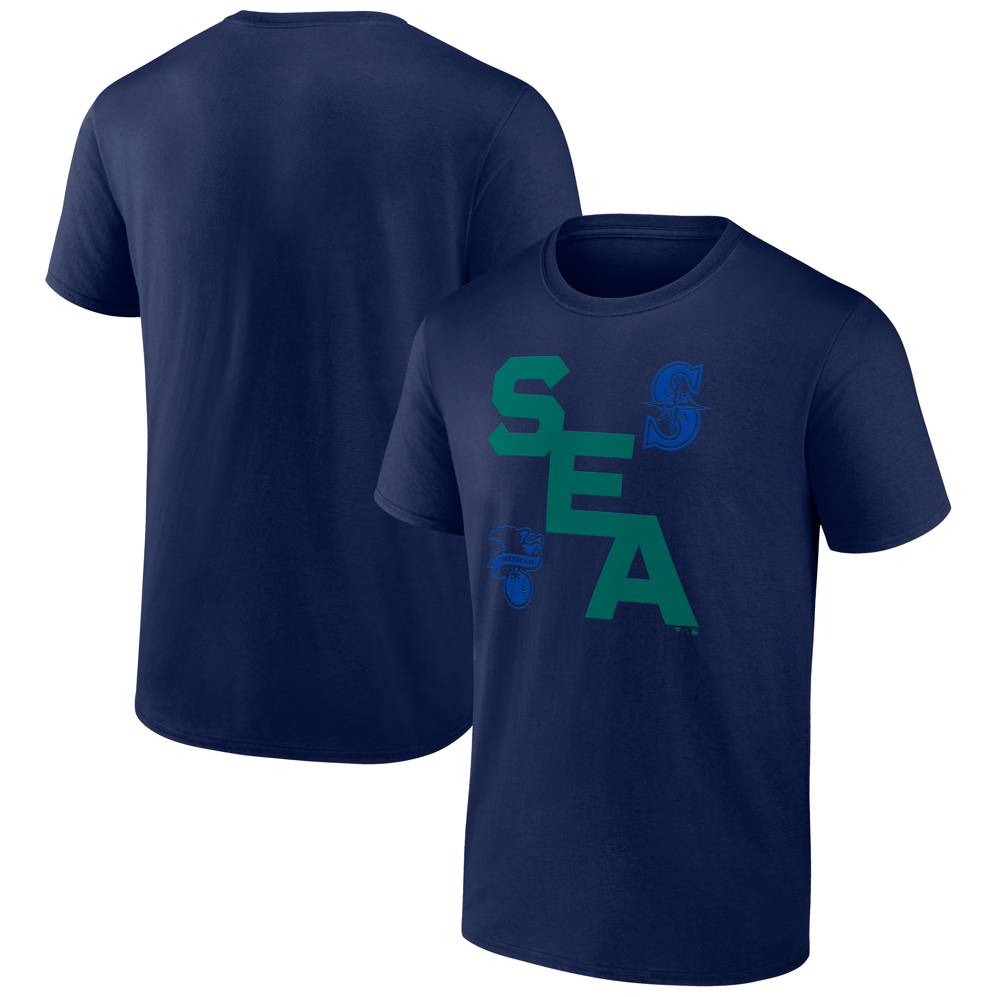 T-shirt Fanatics Navy Seattle Mariners Record Shattered pour homme