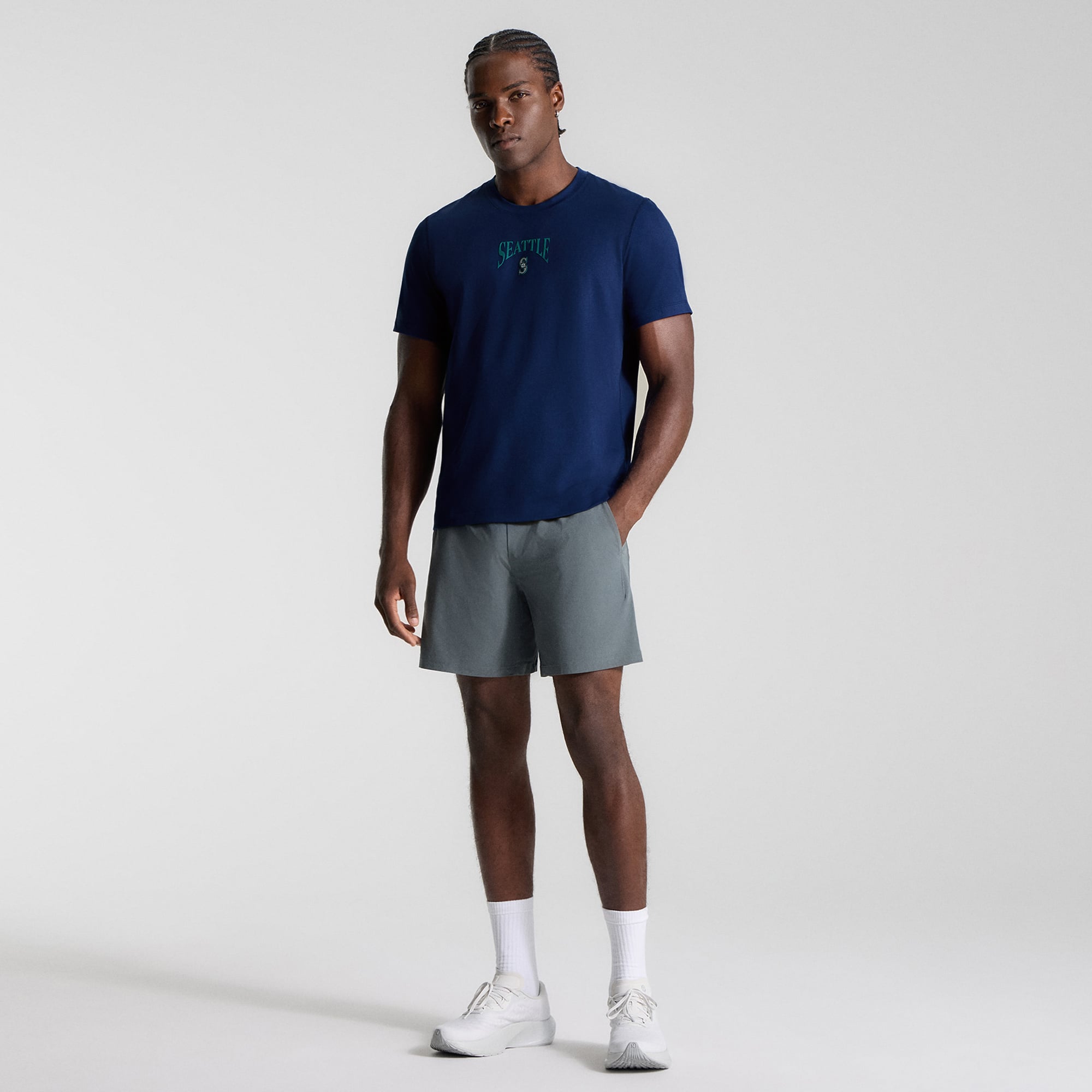 T-shirt en jersey doux pour homme lululemon Midnight Shadow Seattle Mariners