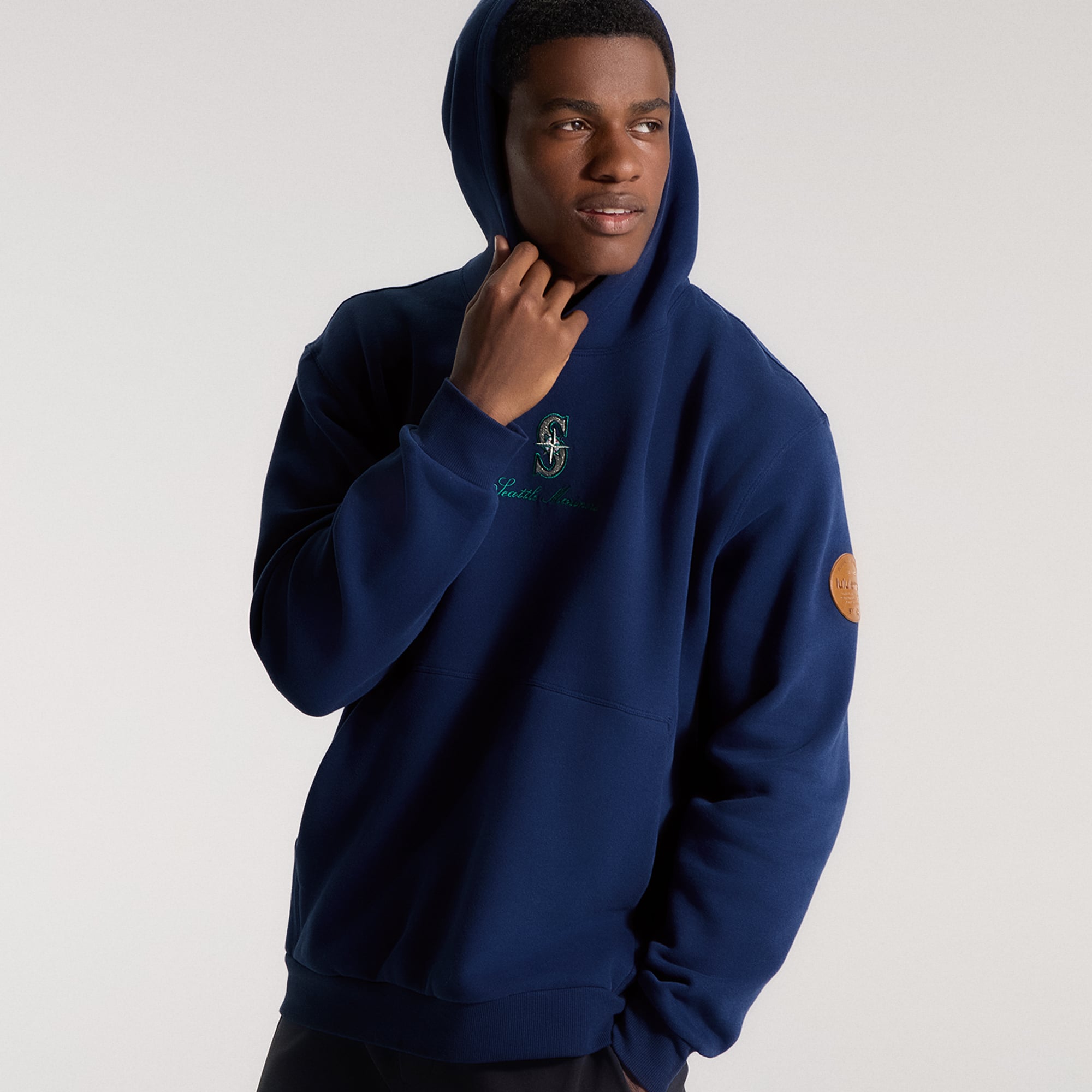 Sweat à capuche Steady State Midnight Shadow Seattle Mariners pour homme de lululemon