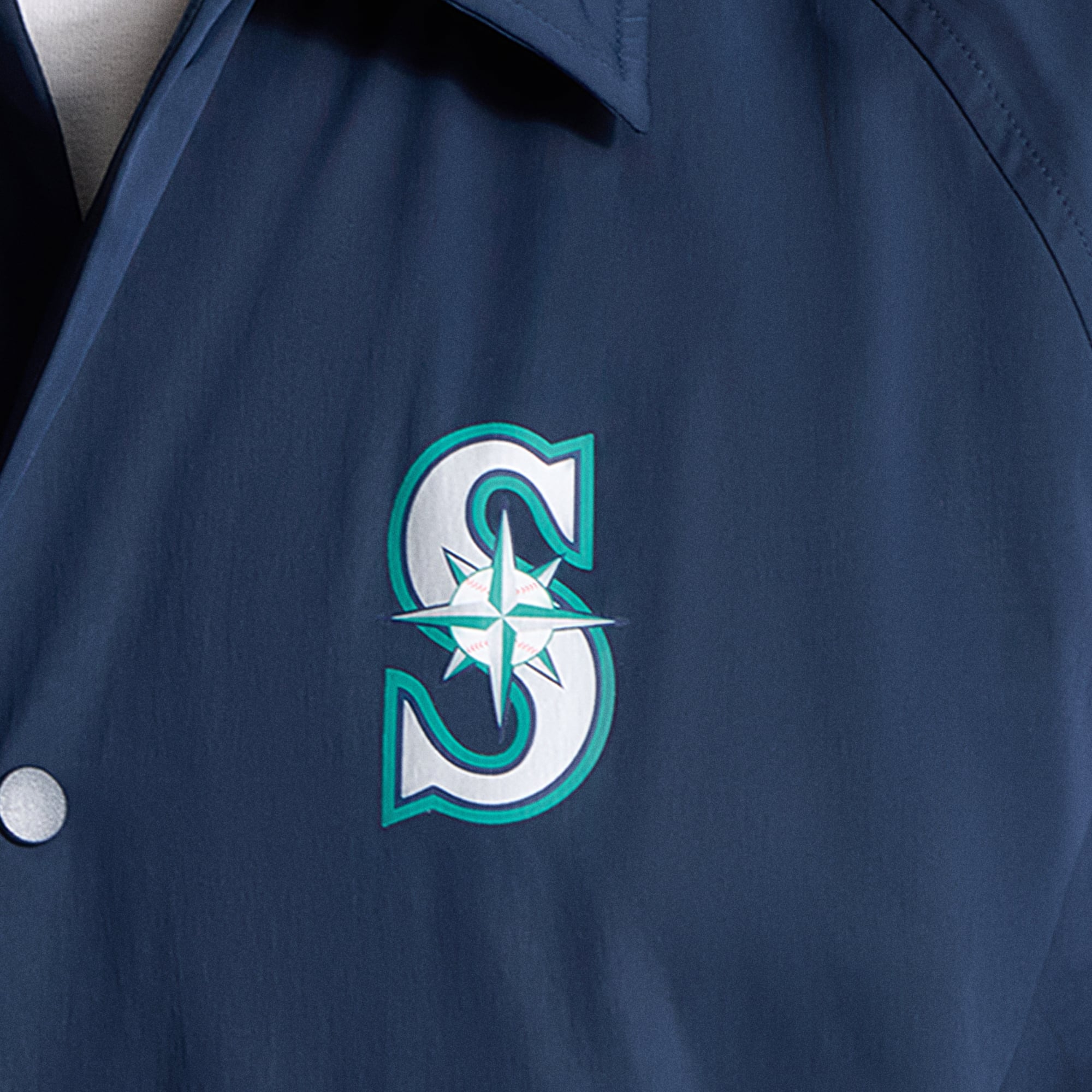 Veste de coach raglan lululemon True Navy Seattle Mariners pour homme