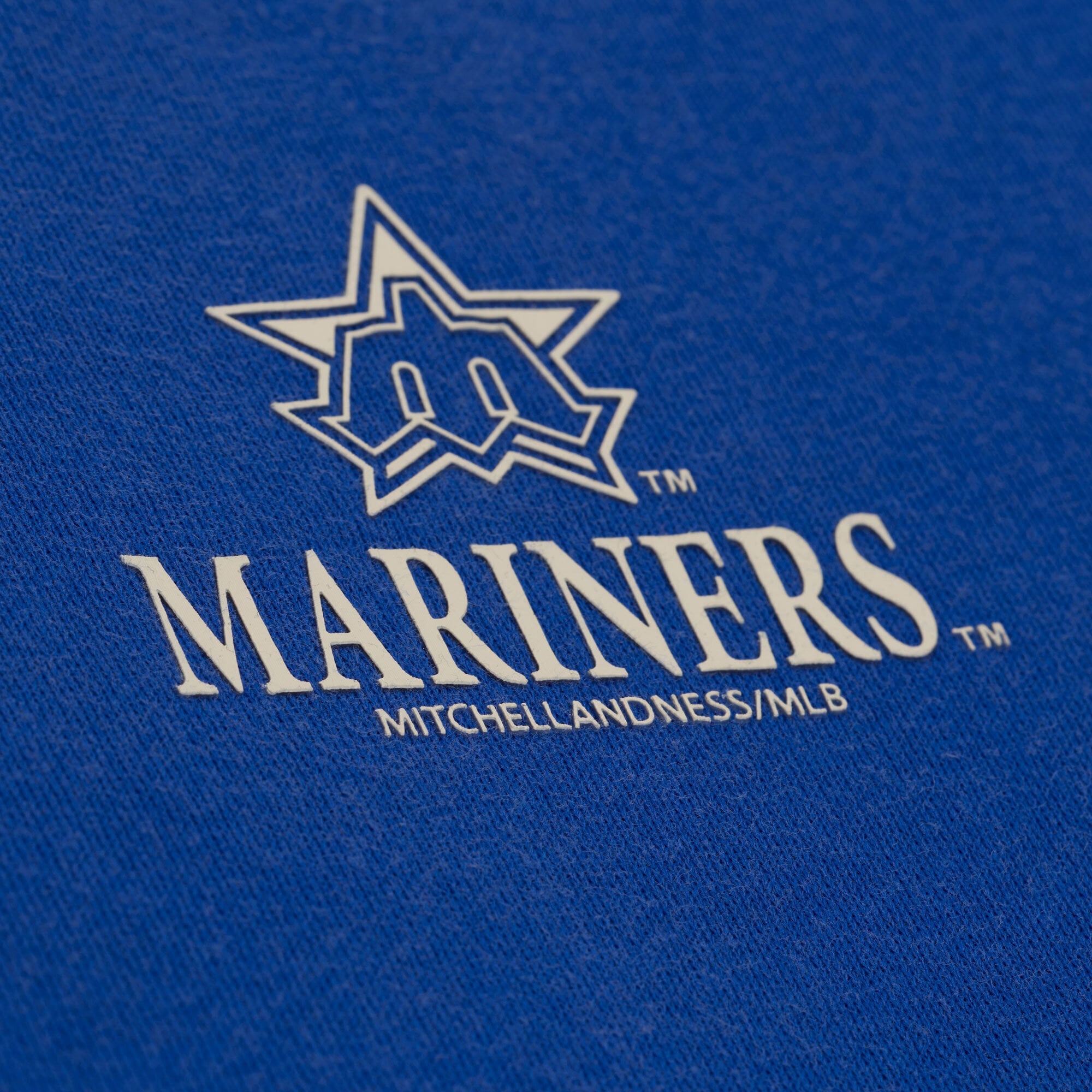 Sweat à capuche en polaire Mitchell & Ness Royal Seattle Mariners Core Essentials pour homme