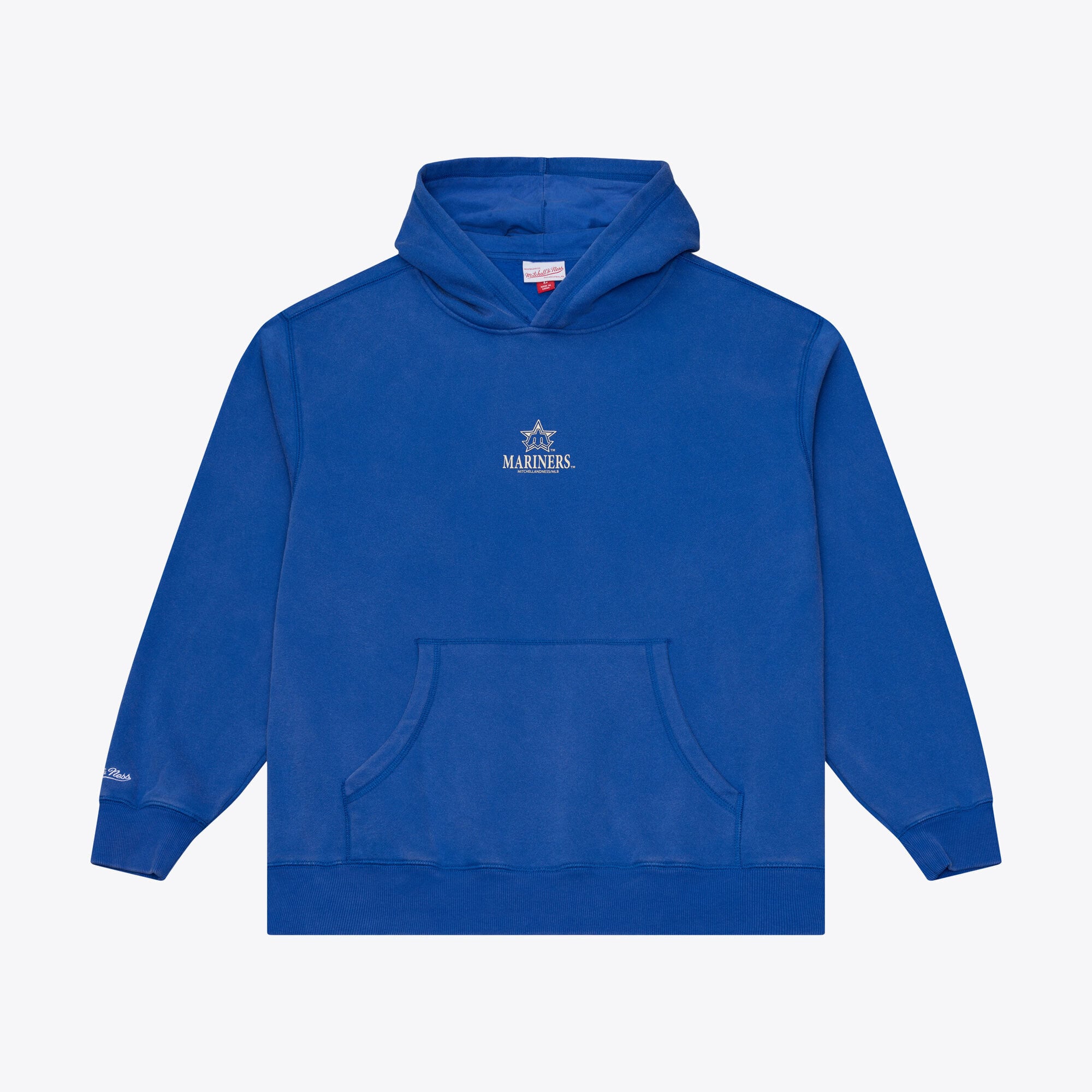Men's Mitchell & Ness  Royal Seattle Mariners Core Essentials Fleece Hoodie