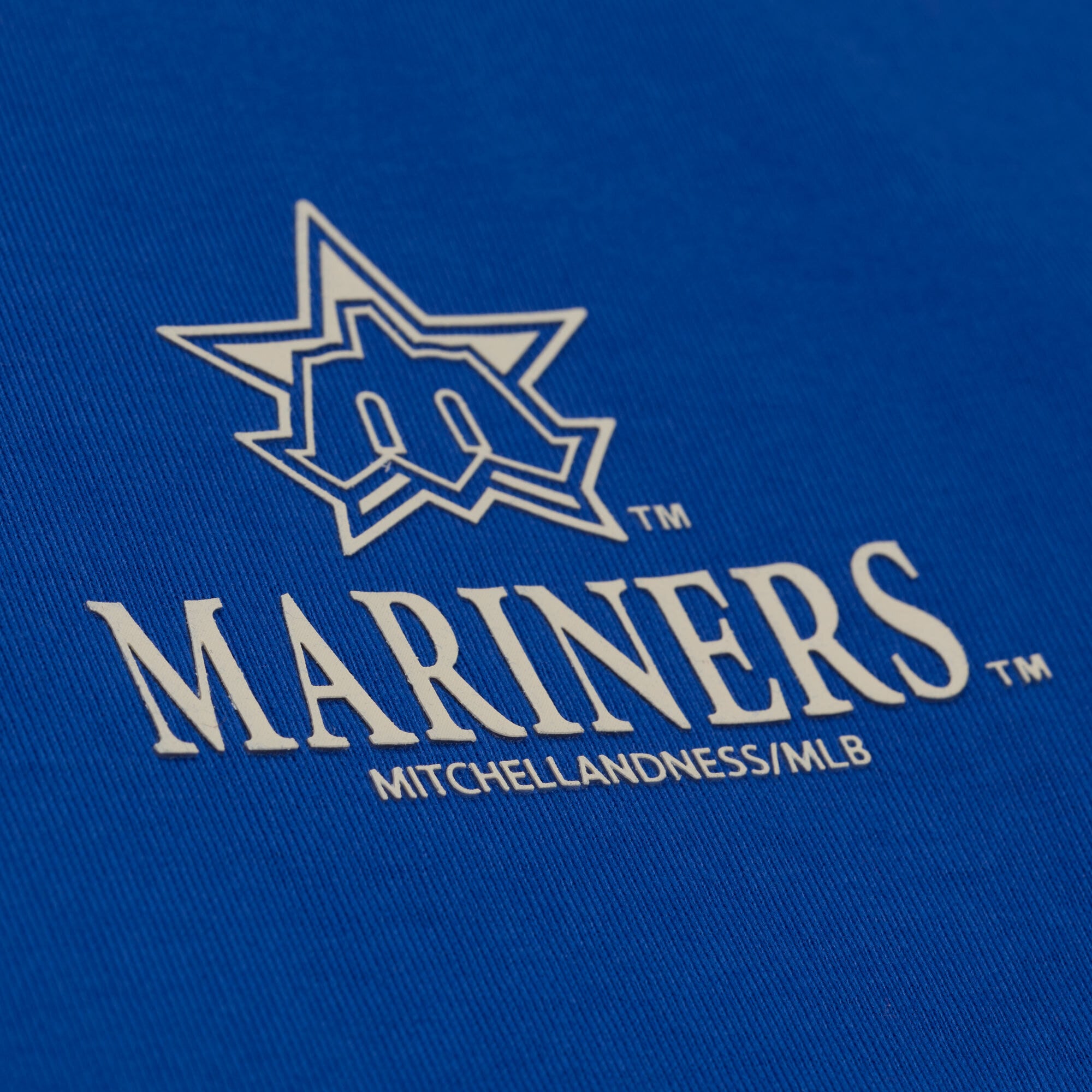 Men's Mitchell & Ness Royal Seattle Mariners Core Essentials T-Shirt