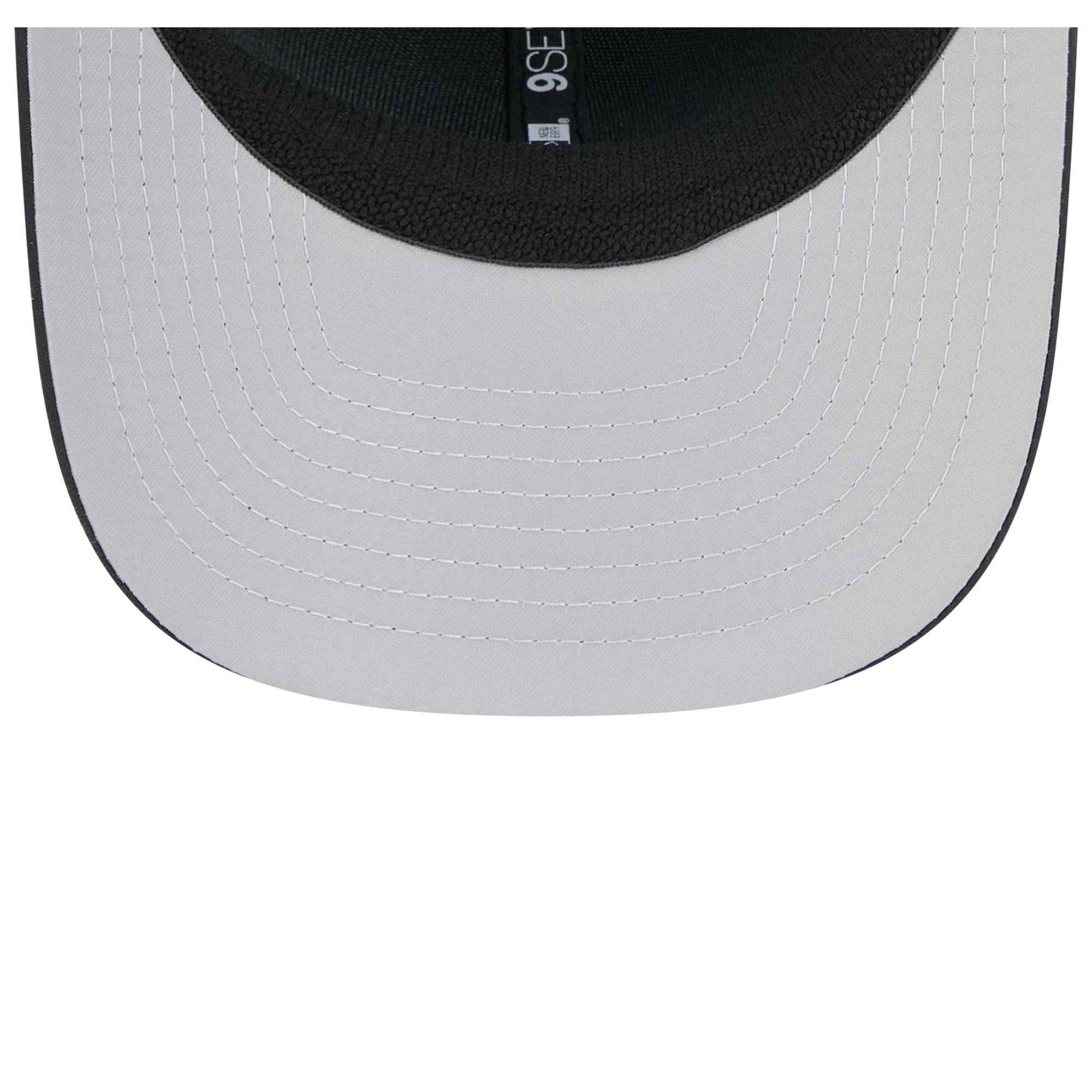 Casquette New Era noire Seattle Mariners pour homme, modèle 9SEVENTY à cordon ajustable.
