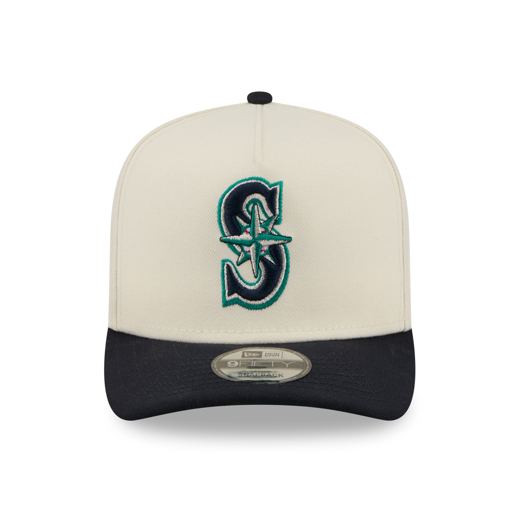 Casquette snapback New Era crème Seattle Mariners 9FIFTY pour homme