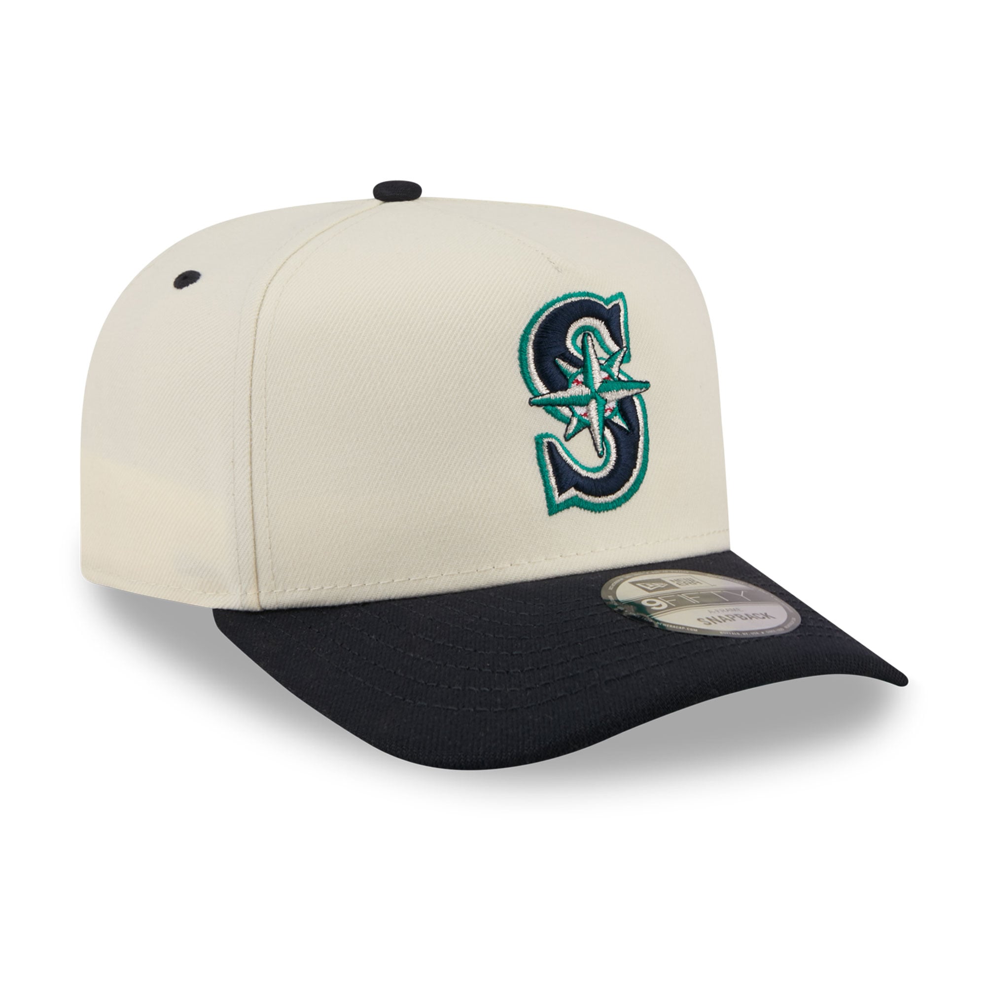 Casquette snapback New Era crème Seattle Mariners 9FIFTY pour homme