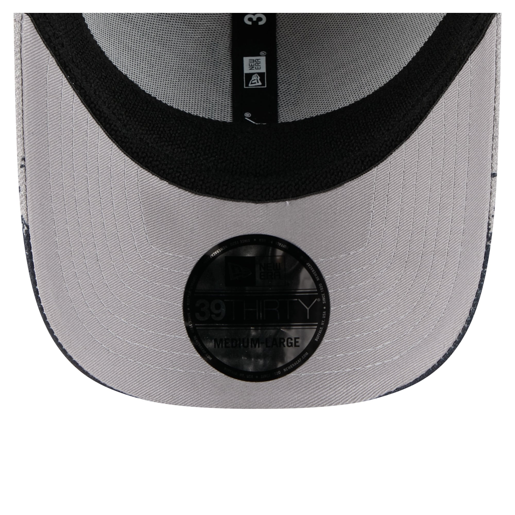 Casquette New Era 39THIRTY Flex grise pour homme, visière à motif éclaboussures de peinture, des Mariners Seattle