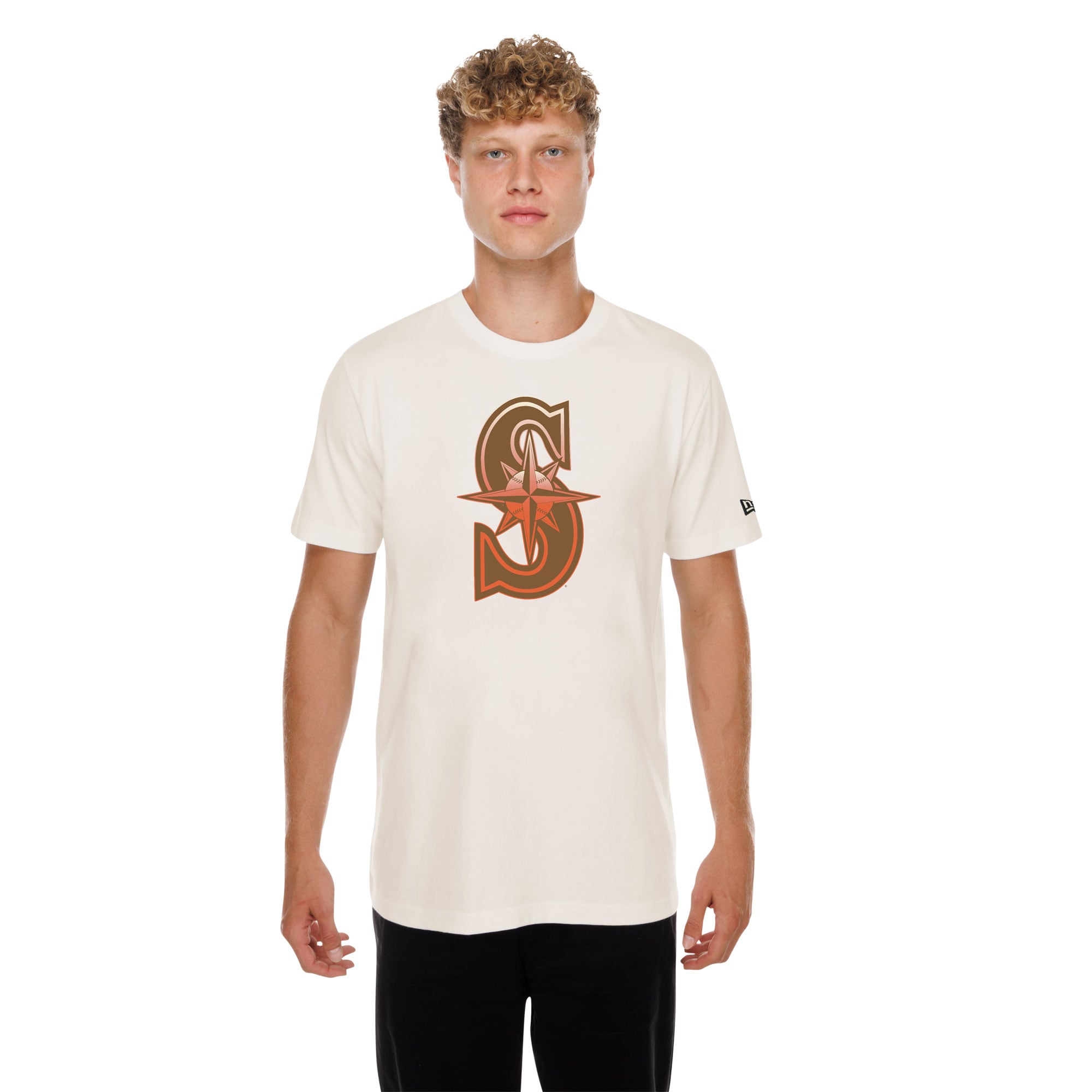 T-shirt homme New Era Natural Seattle Mariners Pumpkin Spice
