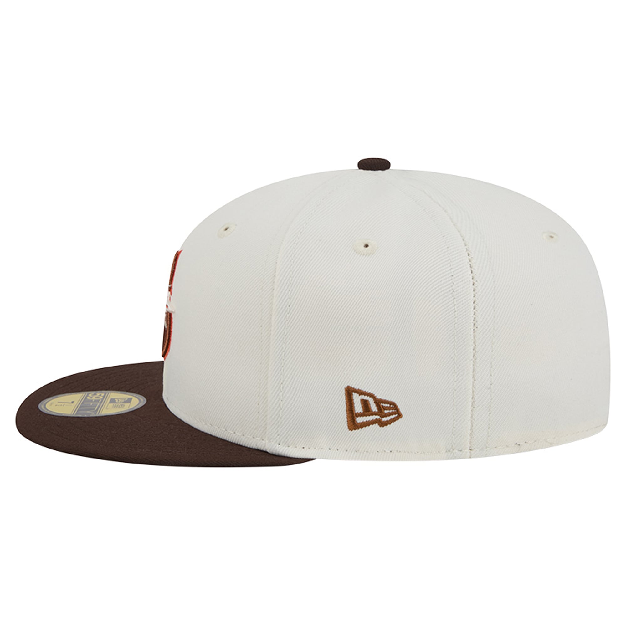 Men's New Era Natural/Brown Seattle Mariners Pumpkin Spice 59FIFTY Fitted Hat
