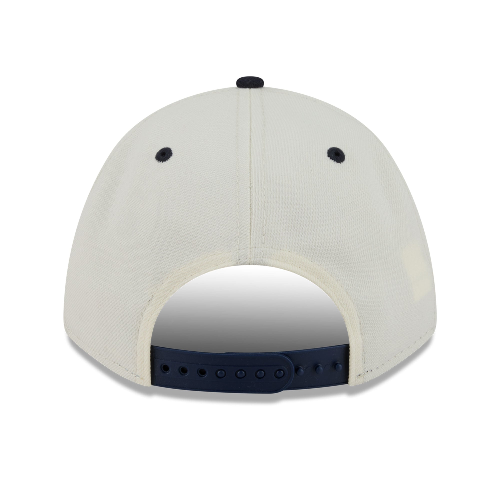 Men's New Era Natural/Navy Seattle Mariners Arch 9FORTY A-Frame M-Crown Adjustable Hat