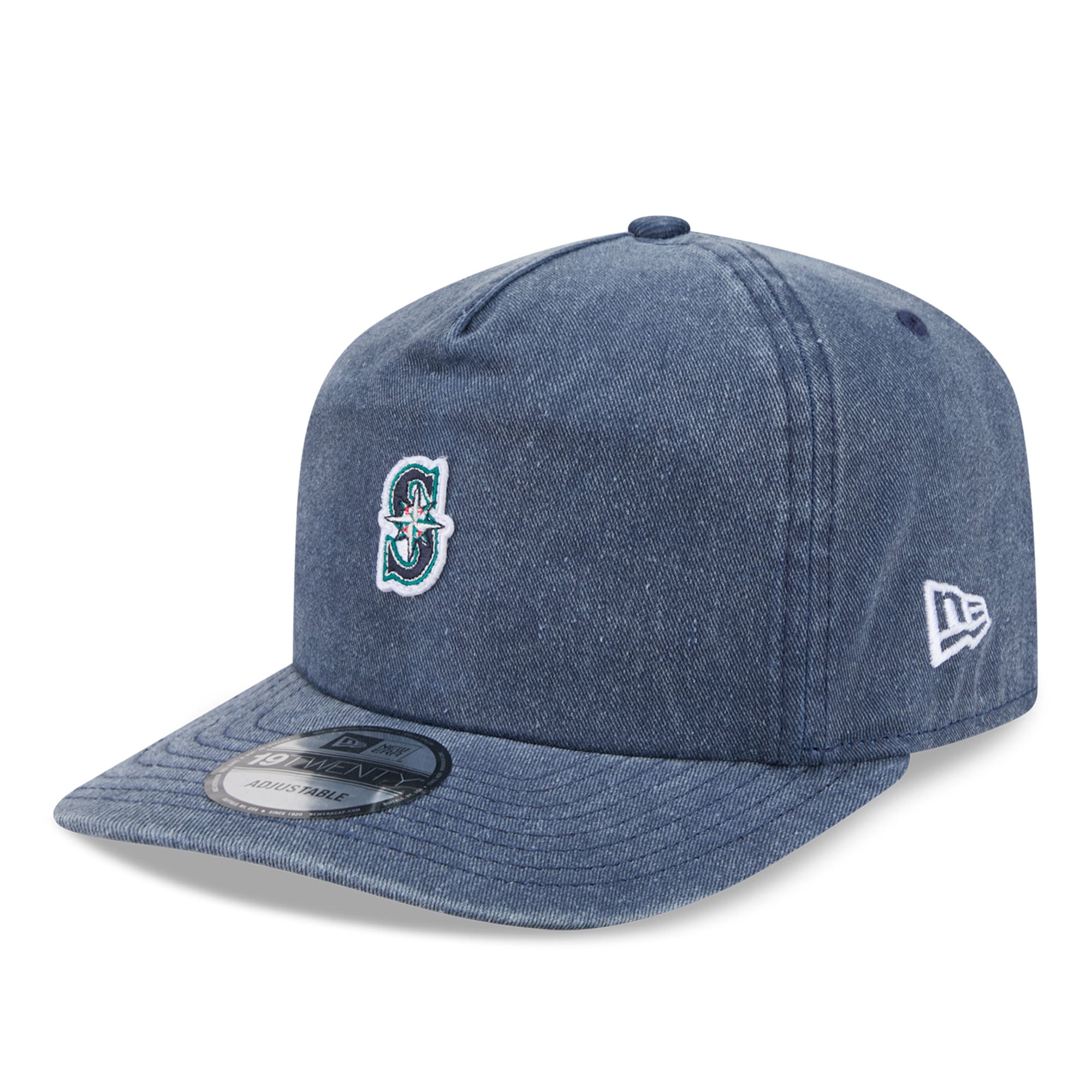 Casquette New Era bleu marine Seattle Mariners 19TWENTY pour homme, micro-ajustable
