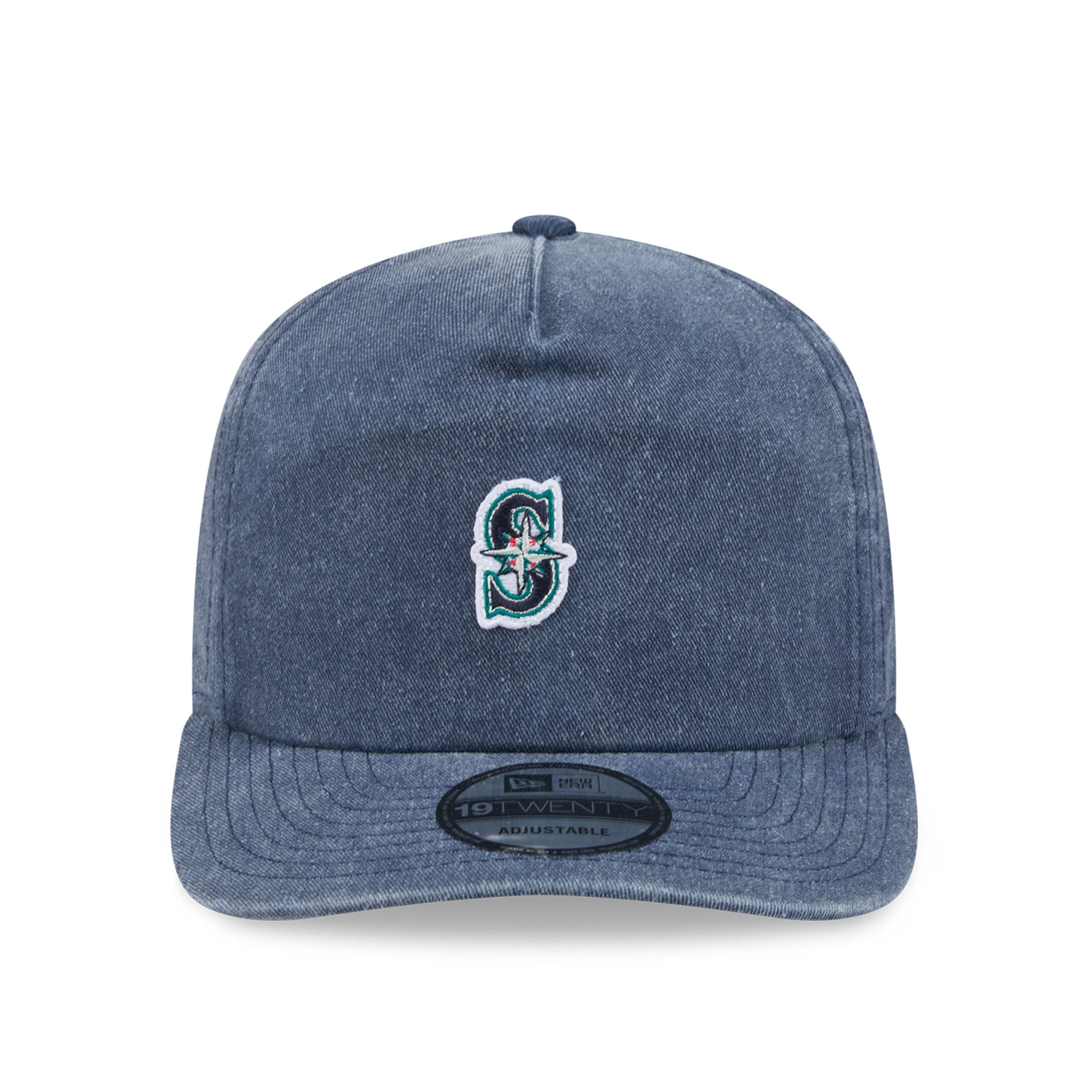 Casquette New Era bleu marine Seattle Mariners 19TWENTY pour homme, micro-ajustable