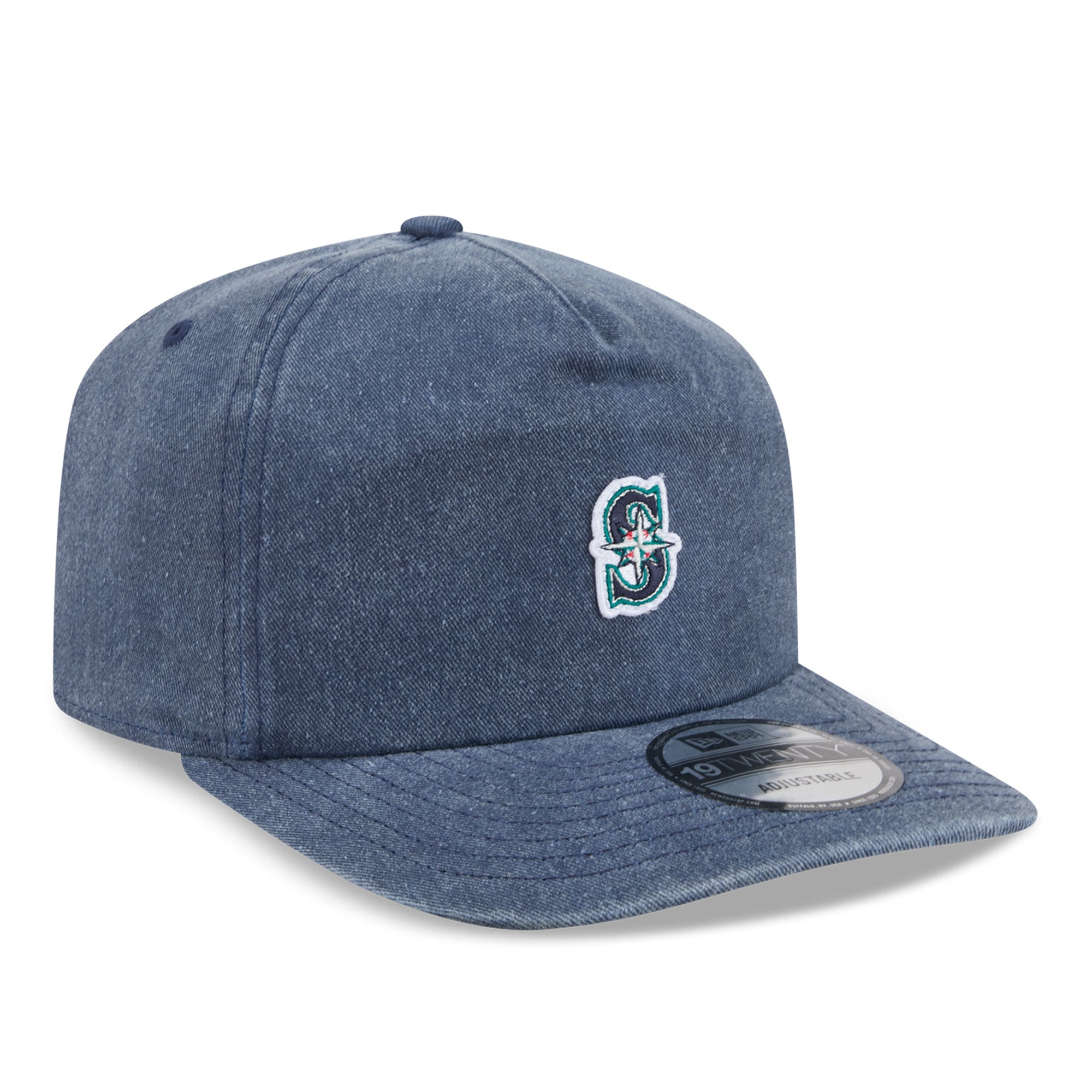Casquette New Era bleu marine Seattle Mariners 19TWENTY pour homme, micro-ajustable