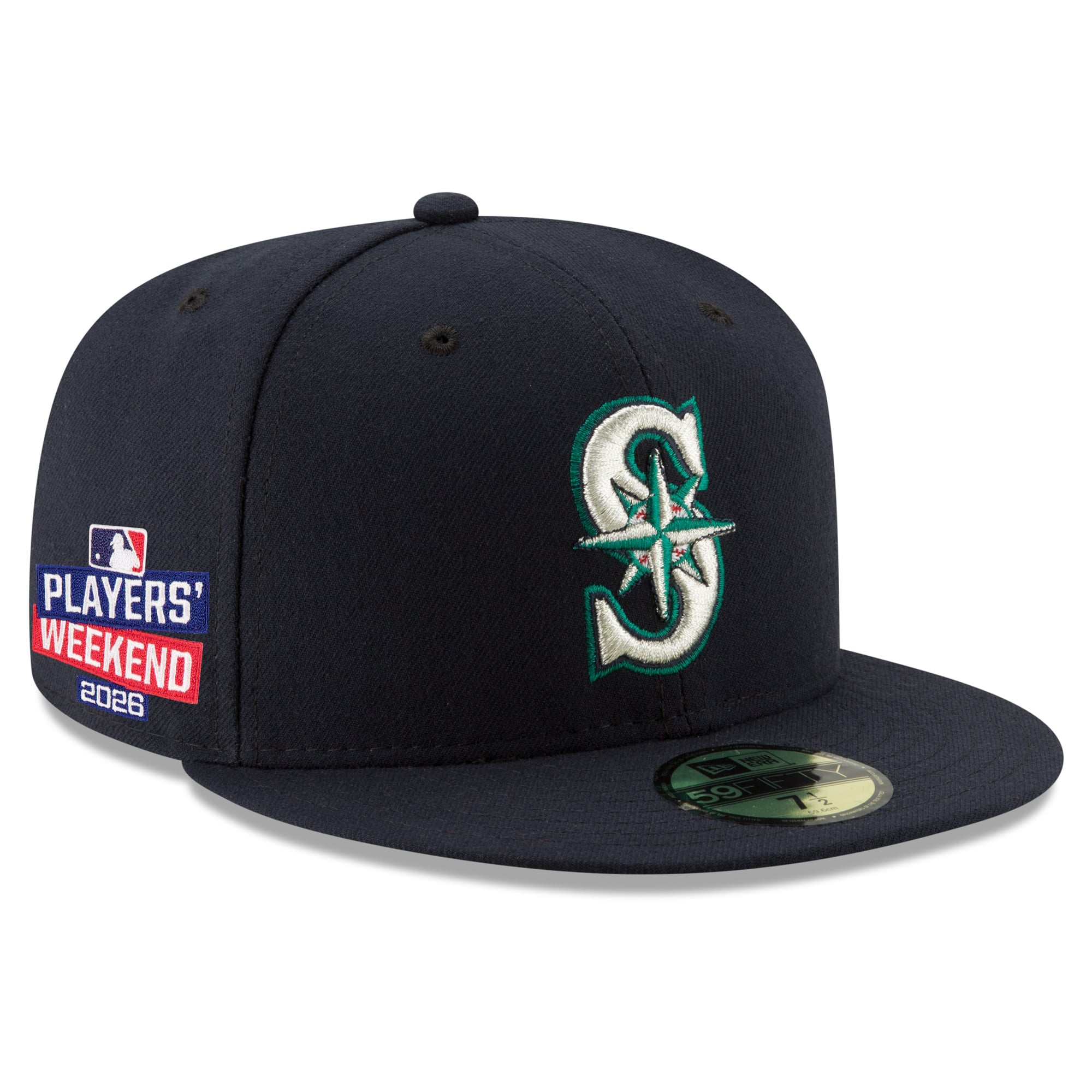 Men's New Era Navy Seattle Mariners 2026 Players' Weekend Authentic Collection 59FIFTY Fitted Hat