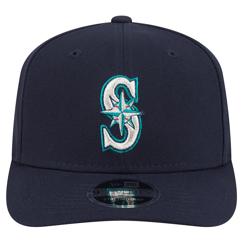Casquette ajustable New Era bleu marine Seattle Mariners Performance 9SEVENTY pour homme