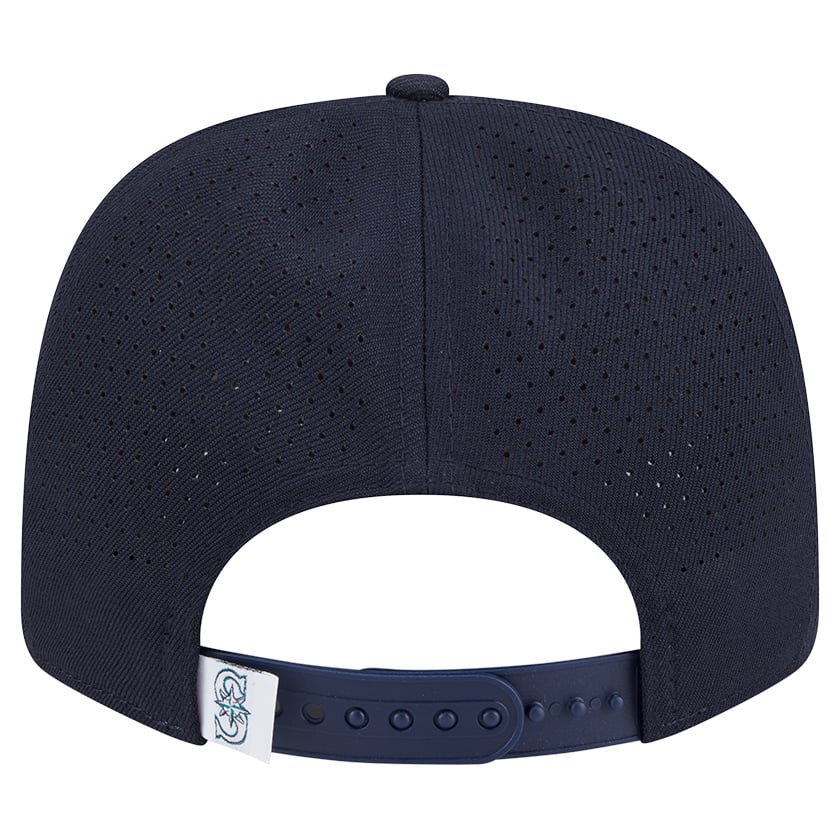 Casquette ajustable New Era bleu marine Seattle Mariners Performance 9SEVENTY pour homme