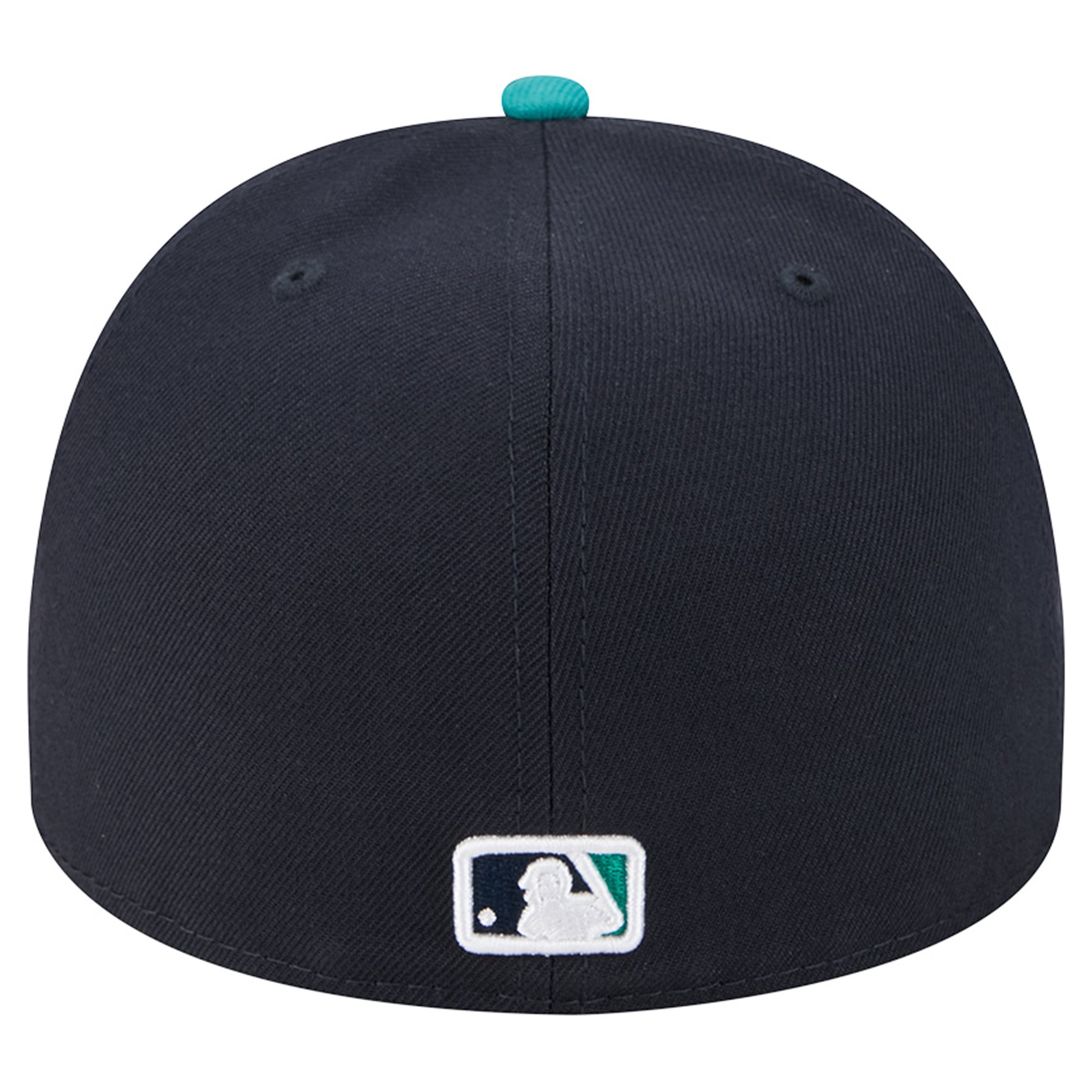 Casquette ajustée New Era 59FIFTY pour homme, bleu marine/turquoise, motif dessin animé des Seattle Mariners