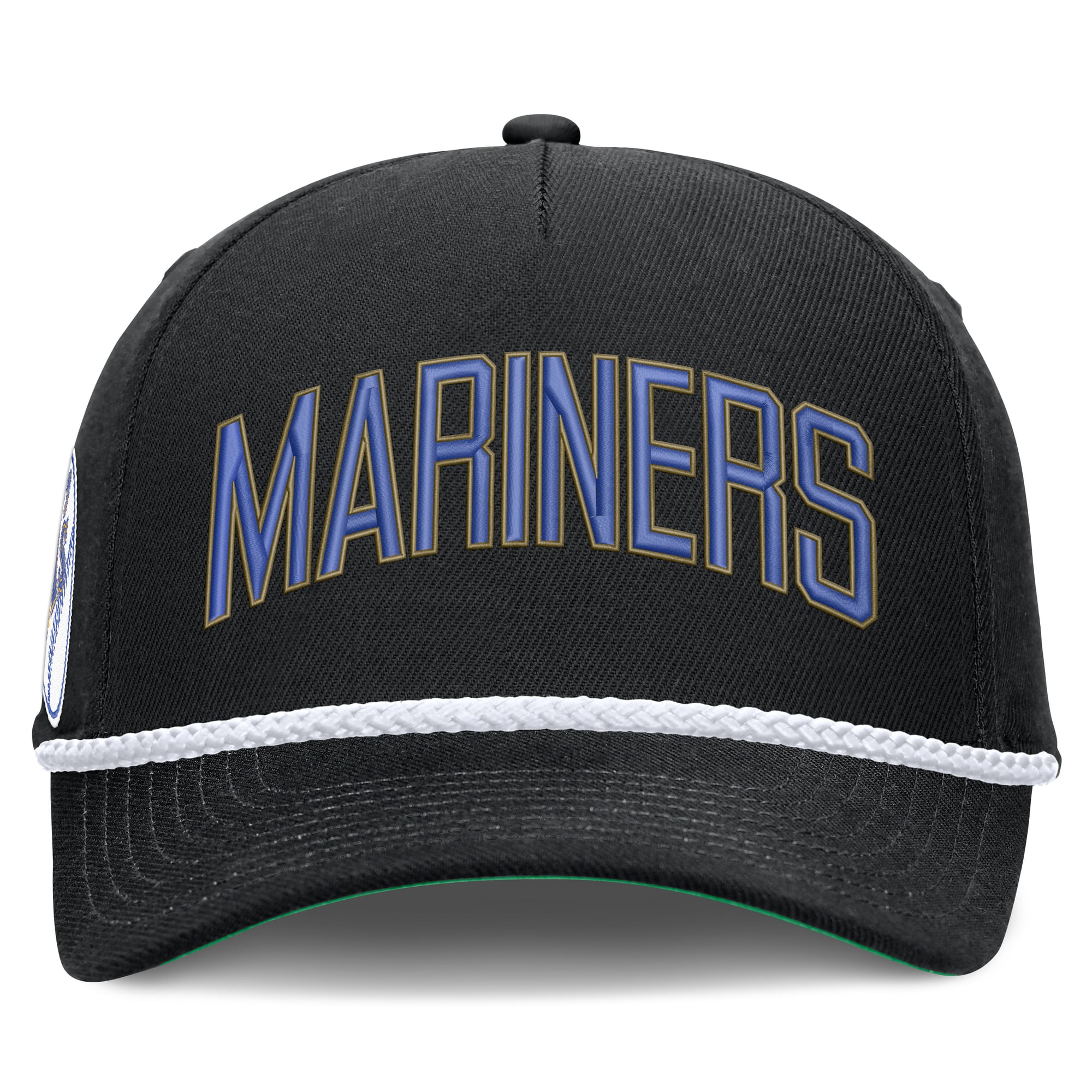 Men's Nike Black Seattle Mariners Cooperstown Collection Rise Adjustable Hat