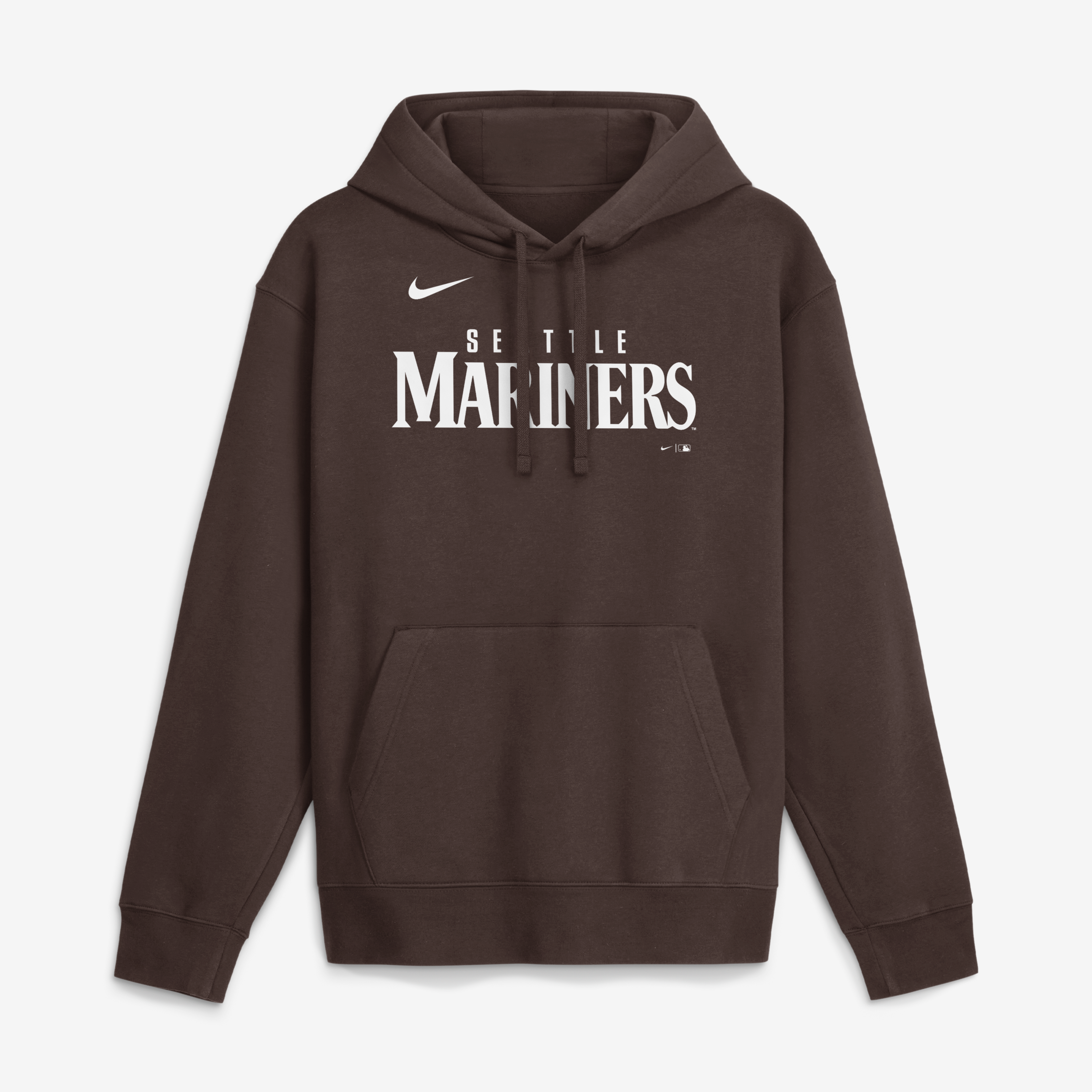 Sweat à capuche en polaire Nike marron Seattle Mariners Core Cinder Club pour homme
