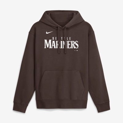  Seattle Mariners Nike Core Cinder Club Fleece Hoodie - Brown