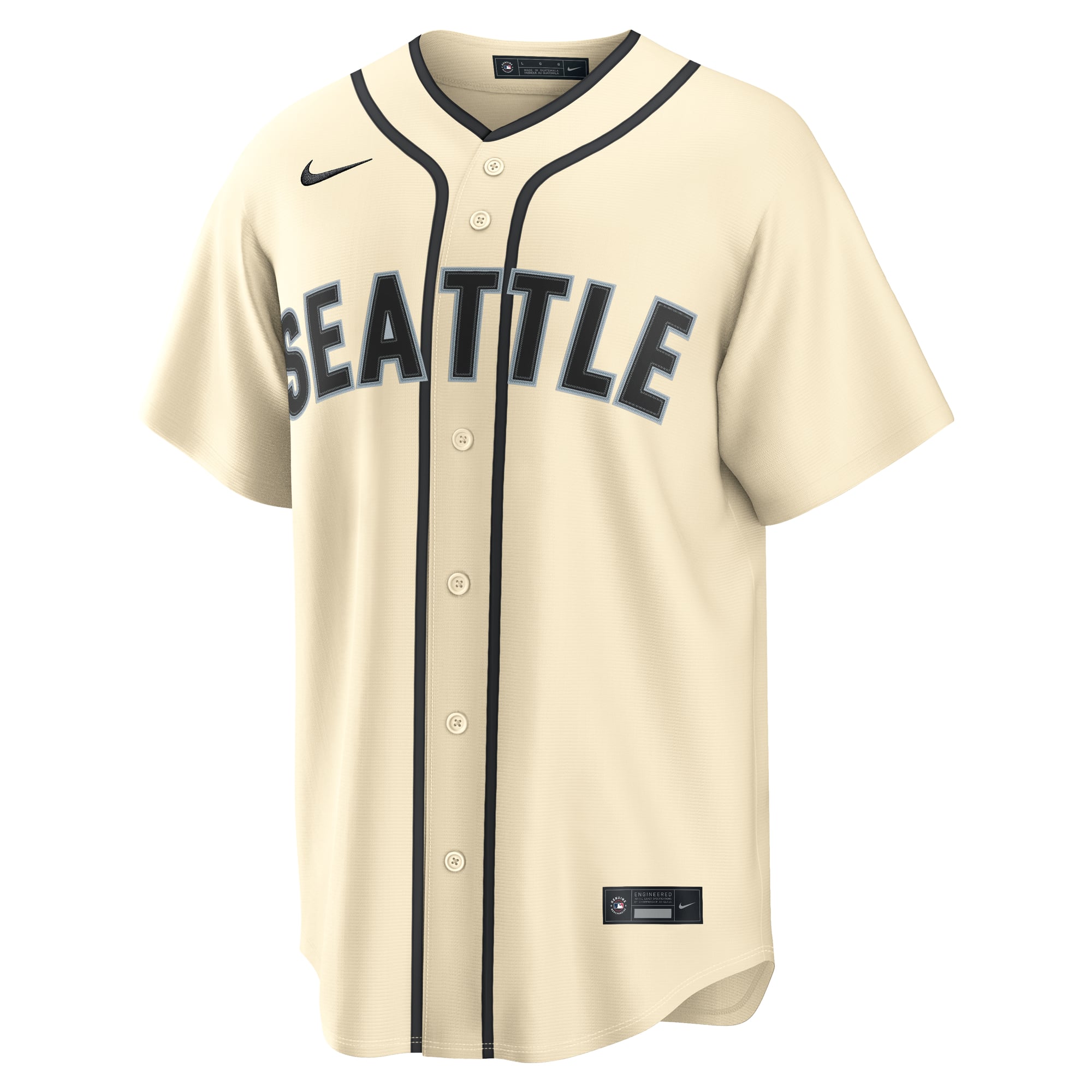 Men's Nike  Teal Seattle Mariners Alternate Replica Jersey