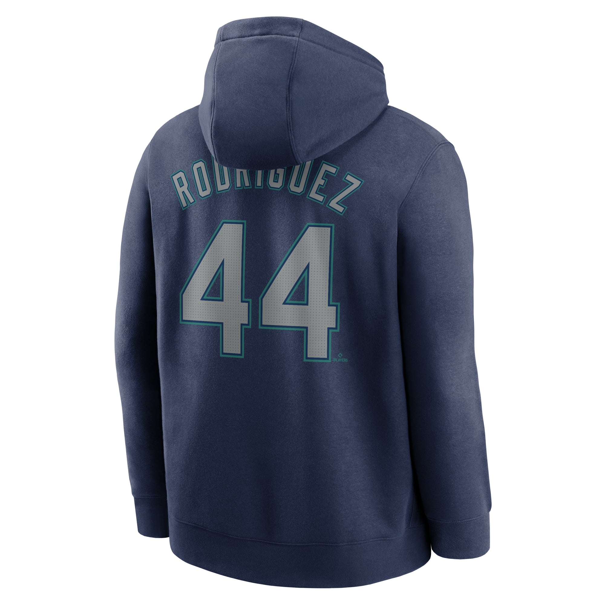 Men's Nike Julio Rodríguez Navy Seattle Mariners Player Name & Number Club Pullover Hoodie