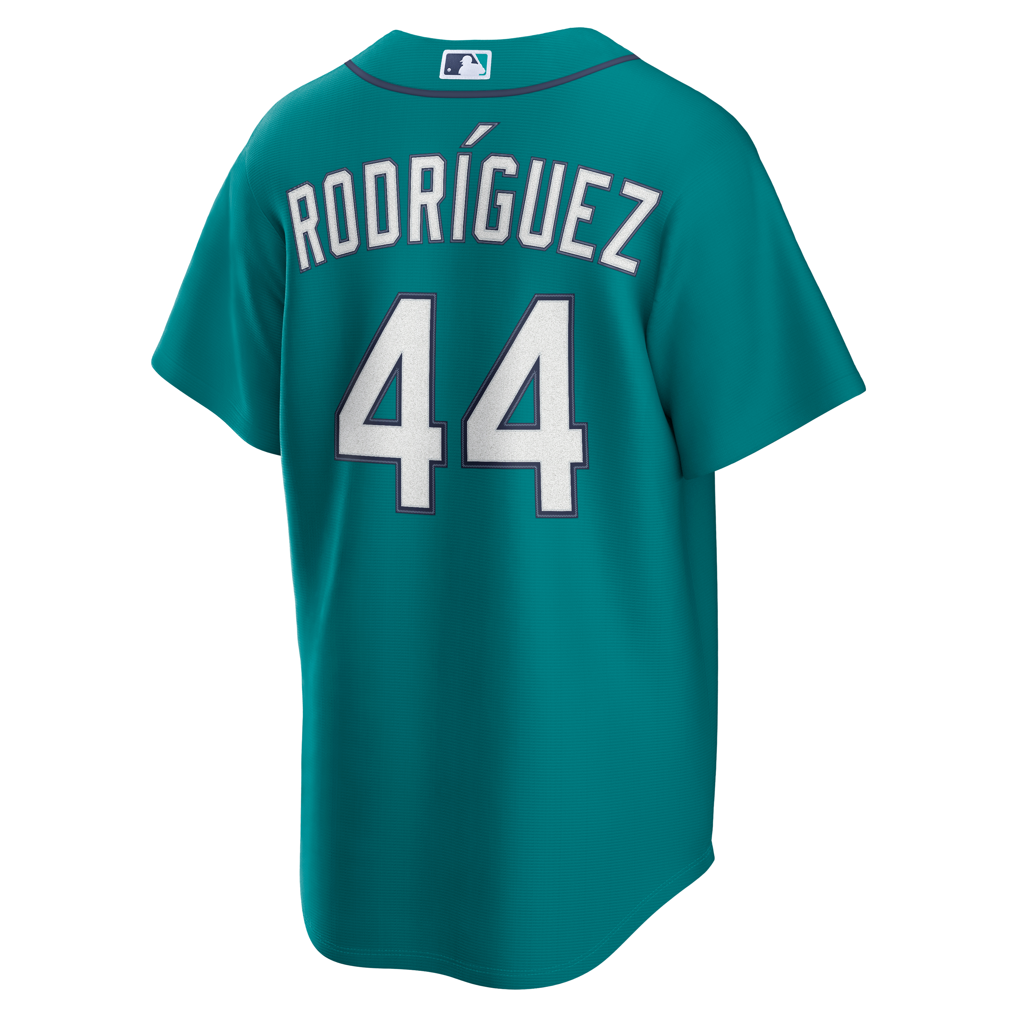 Maillot réplique alternatif Nike Julio Rodríguez bleu sarcelle des Mariners de Seattle pour homme