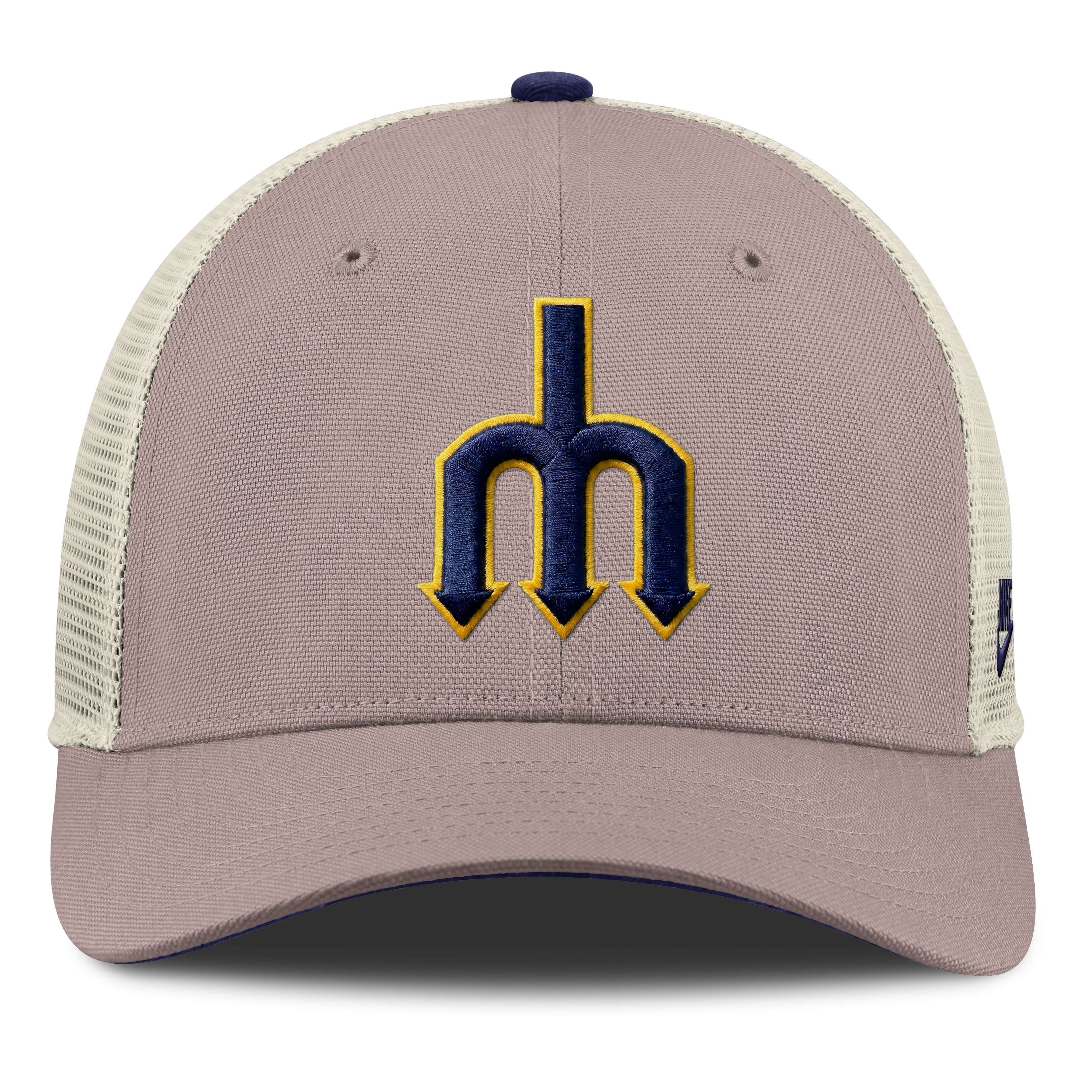 Casquette trucker ajustable Nike kaki Seattle Mariners Cooperstown Rise pour homme
