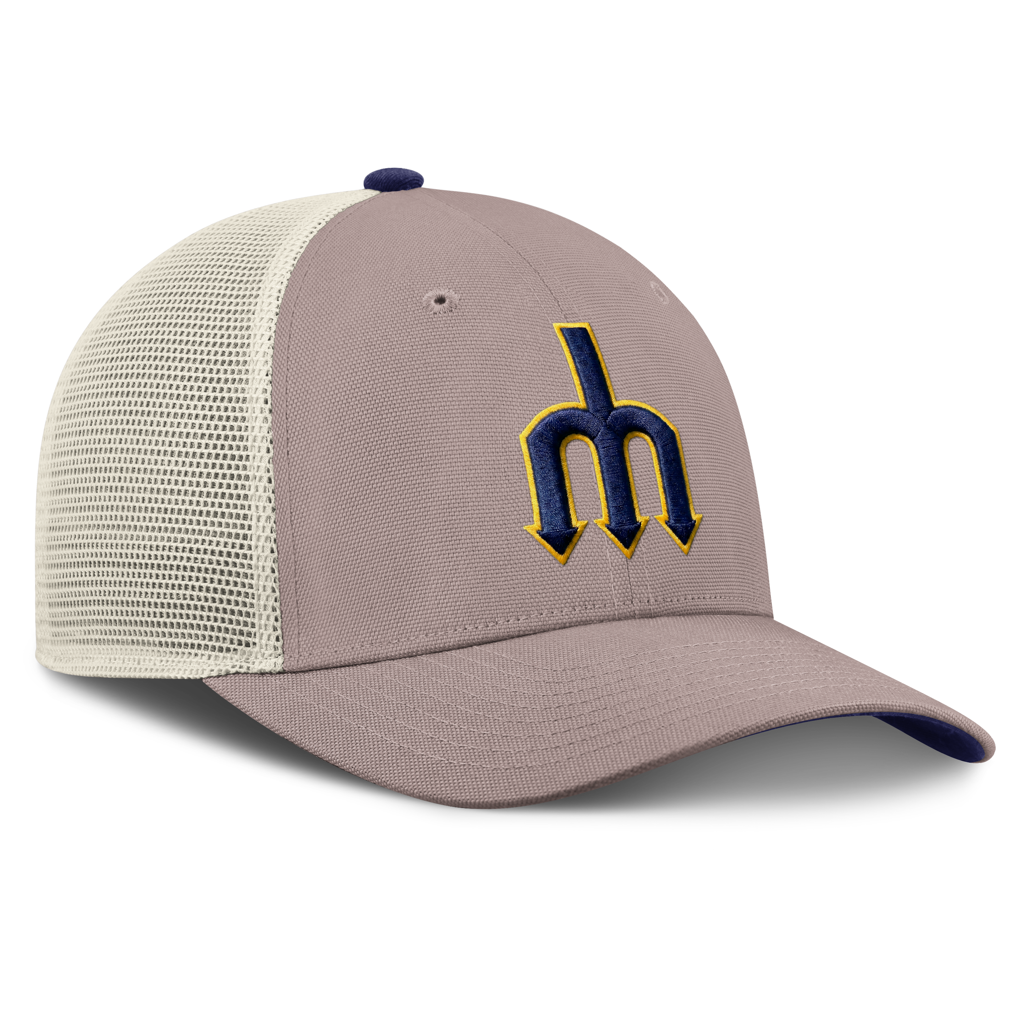Casquette trucker ajustable Nike kaki Seattle Mariners Cooperstown Rise pour homme