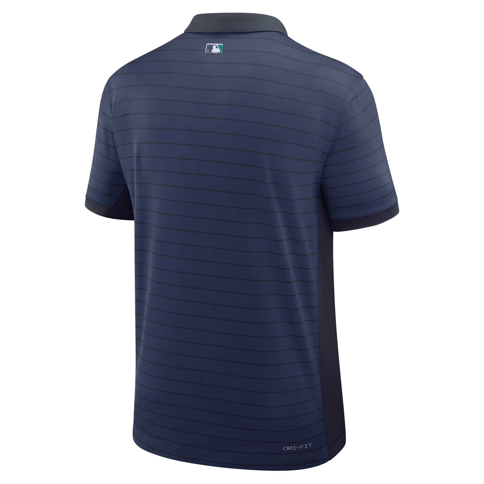 Men's Nike Navy Seattle Mariners Authentic Collection Striped Victory Dri-FIT Polo