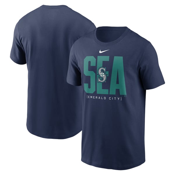 メンズ Nike ネイビー シアトル・マリナーズ Scoreboard Tシャツ