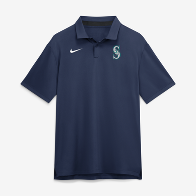 Seattle Mariners Nike Tour Dri-FIT Polo - Navy