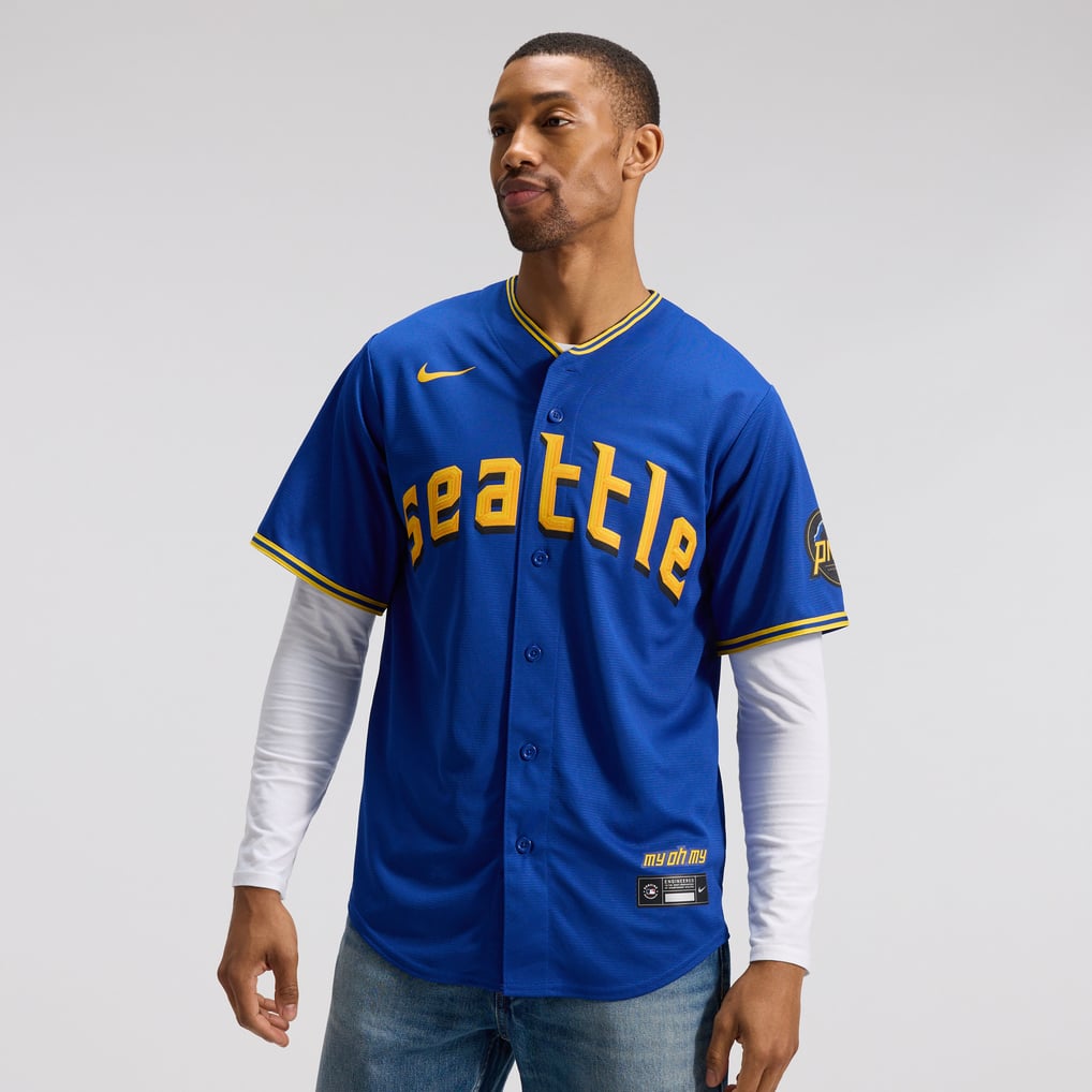 メンズ Nike ロイヤル シアトル・マリナーズ City Connect レプリカ 