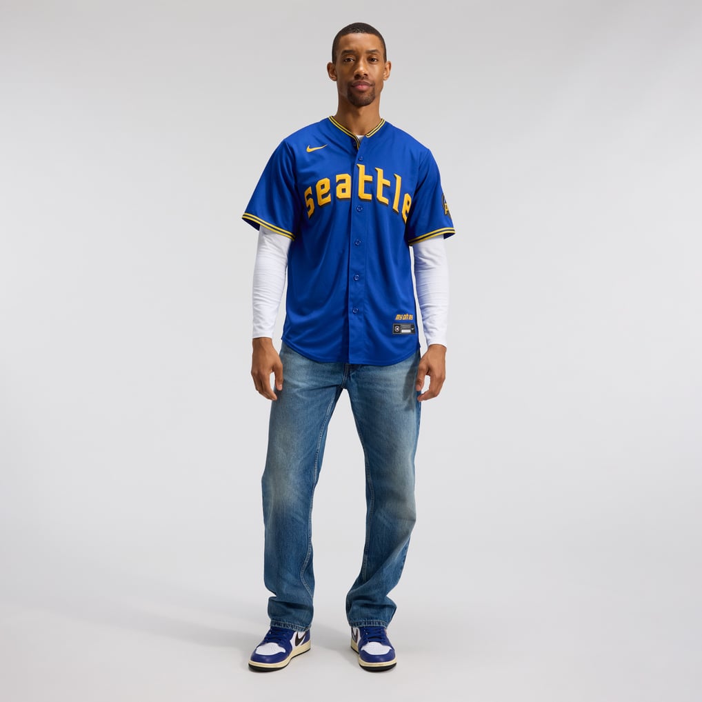 メンズ Nike ロイヤル シアトル・マリナーズ City Connect レプリカ 