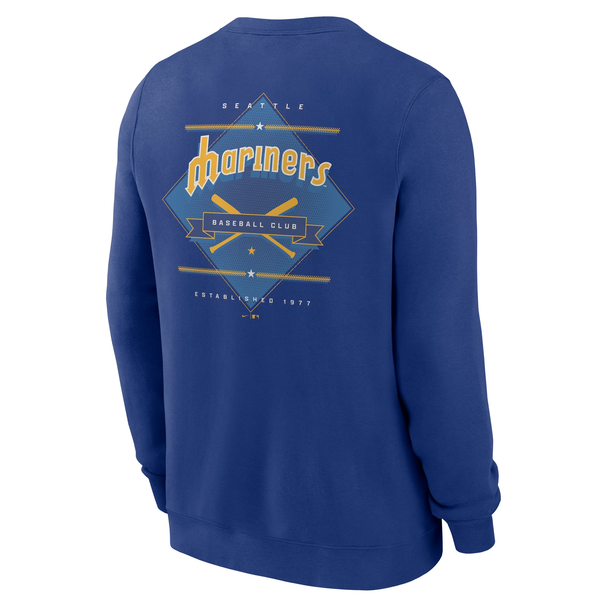 Men's Nike Royal Seattle Mariners Cooperstown Diamond Sweatshirt