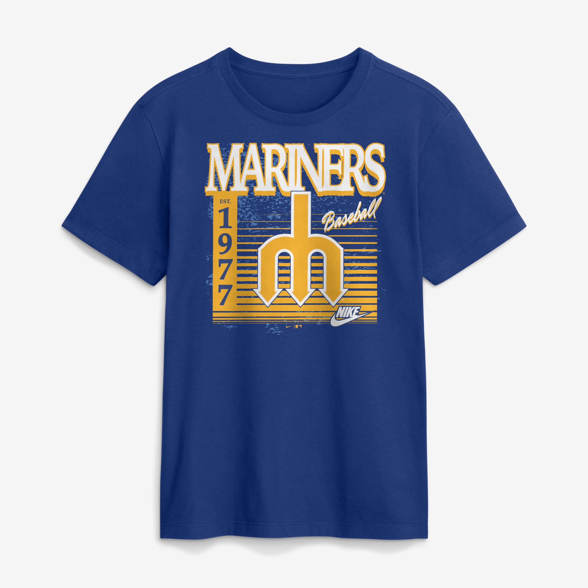 Men's Nike Royal Seattle Mariners Cooperstown Logo T-Shirt