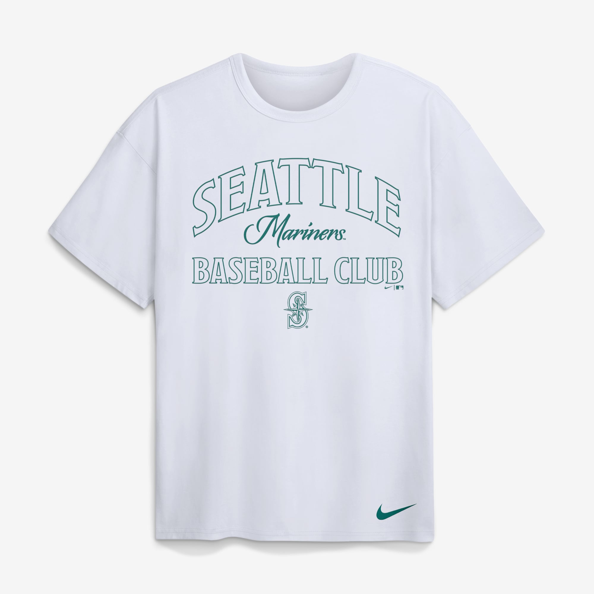 Men's Nike White Seattle Mariners Max90 Heavyweight T-Shirt